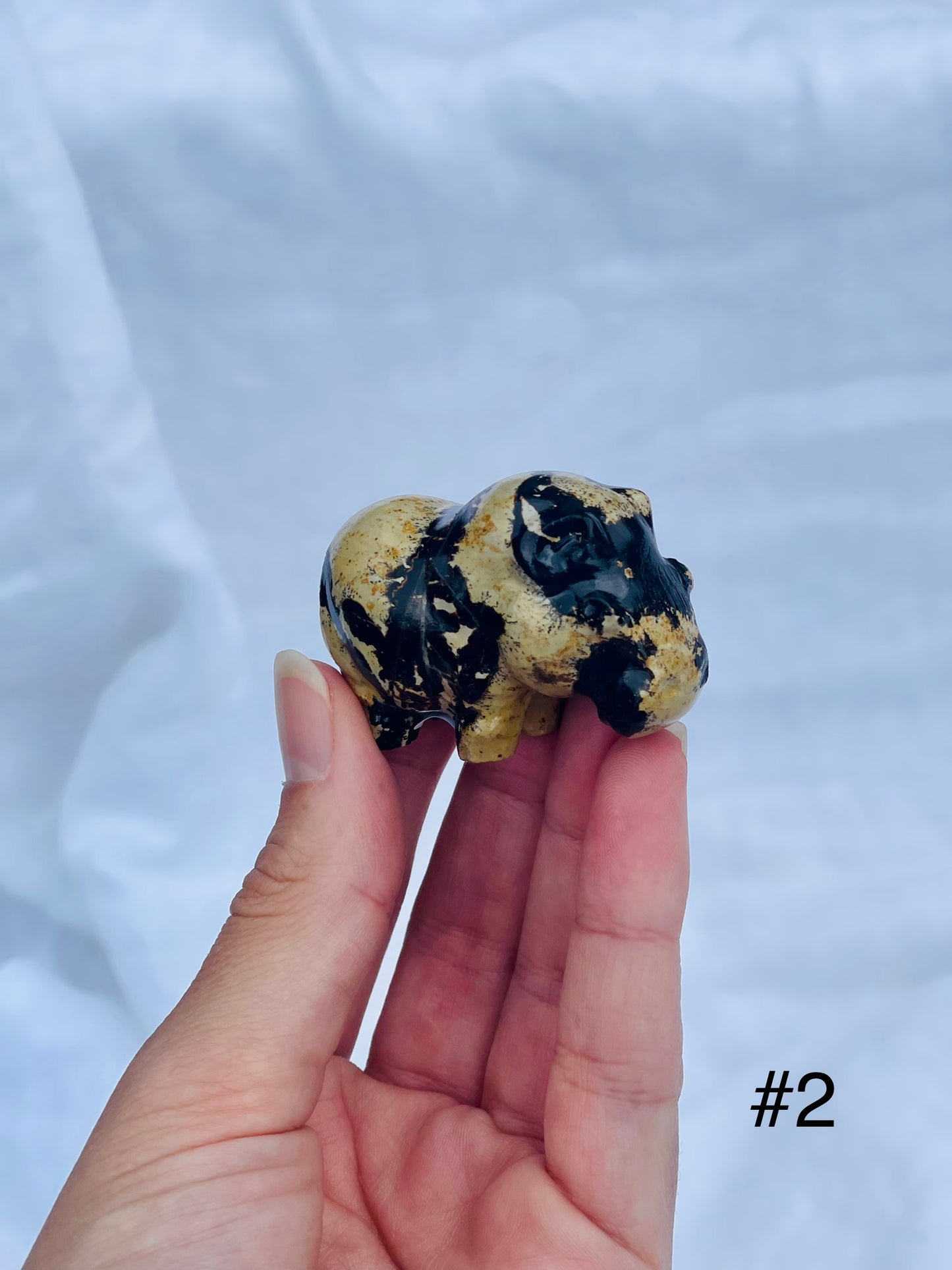 Chinese Painting Stone Hippo