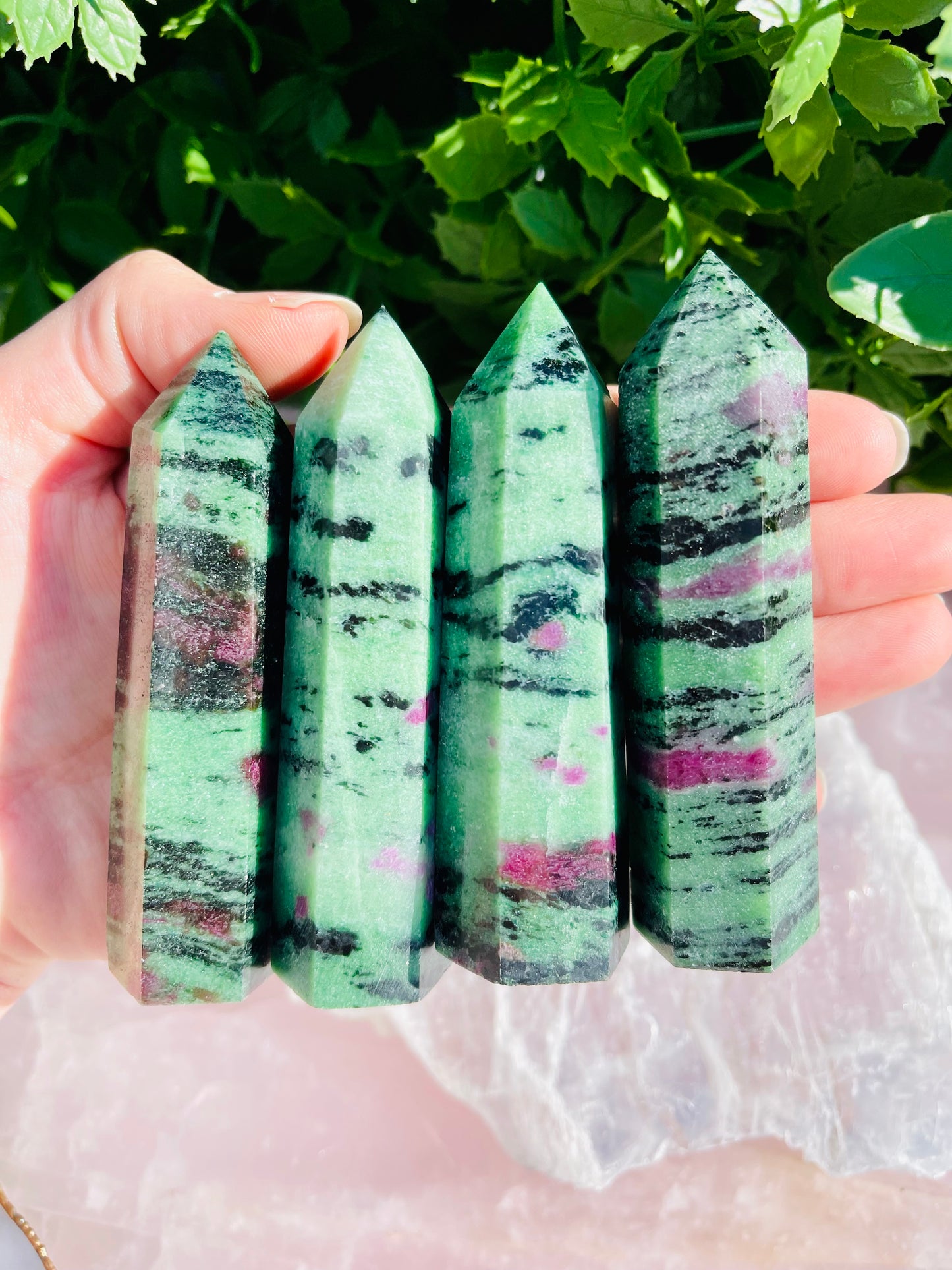 Ruby Zoisite Point