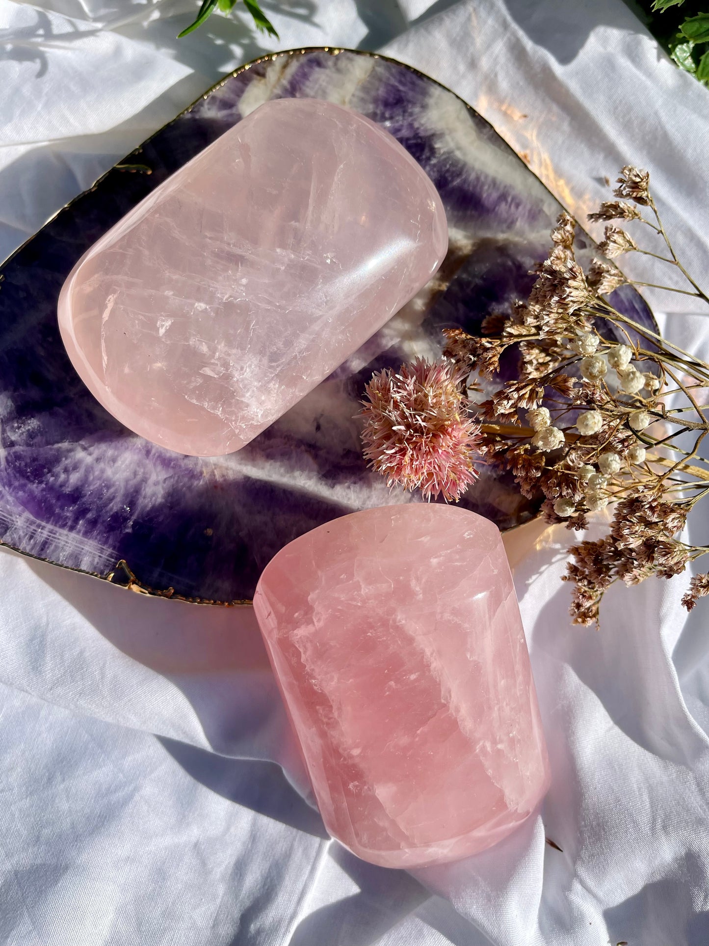 Rose Quartz Palmstone