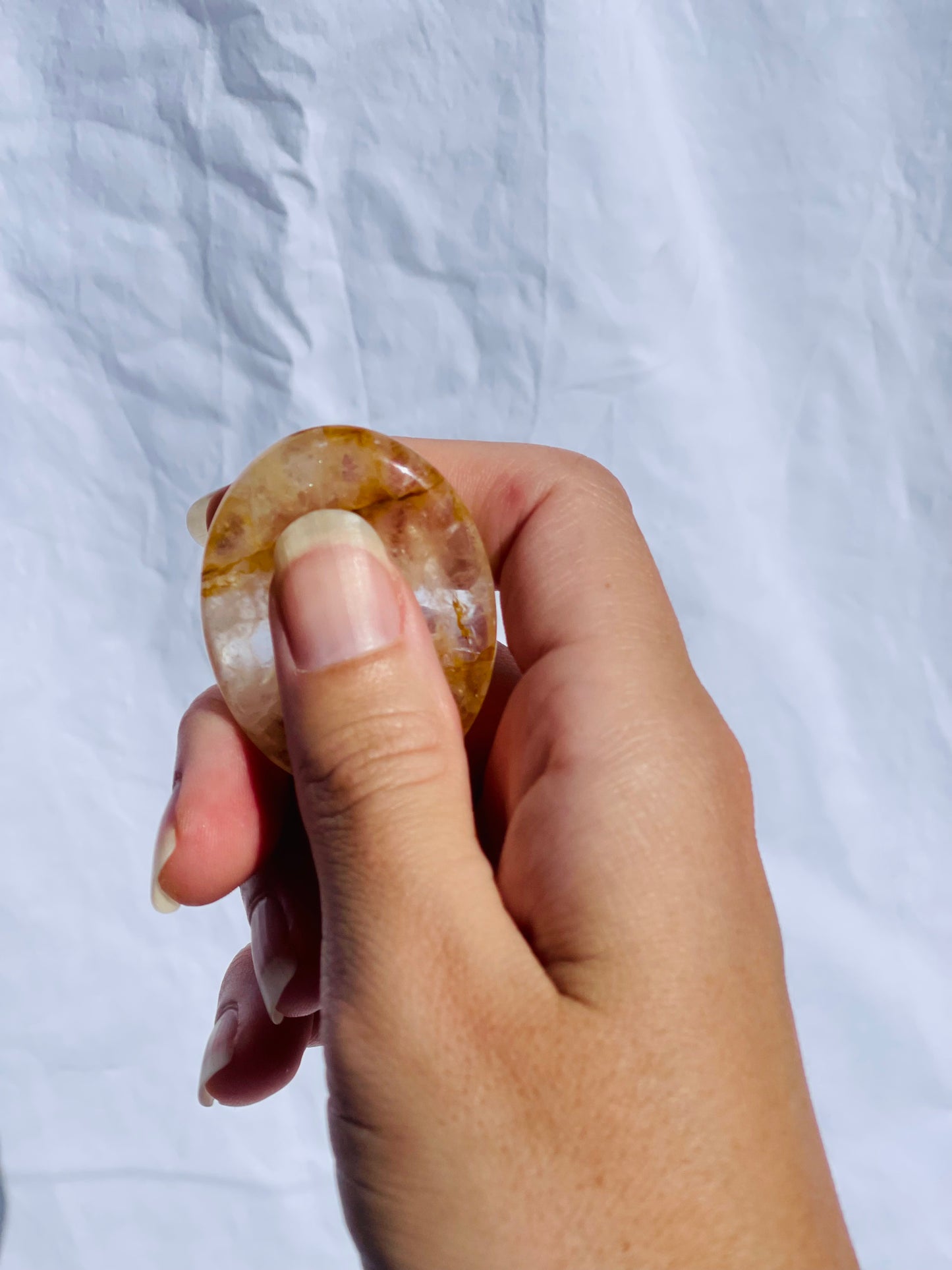 Golden Healer Worry Stone