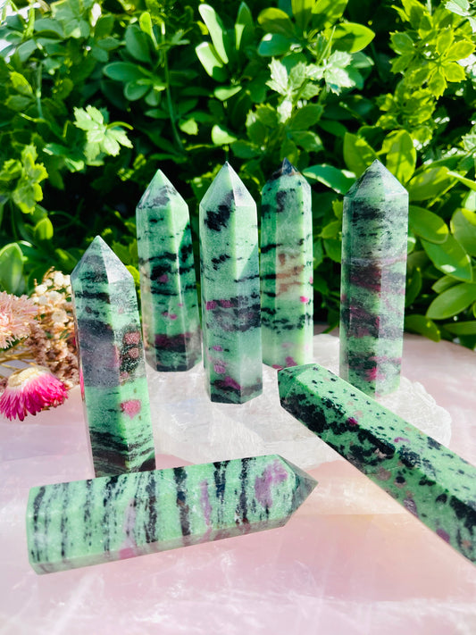 Ruby Zoisite Point