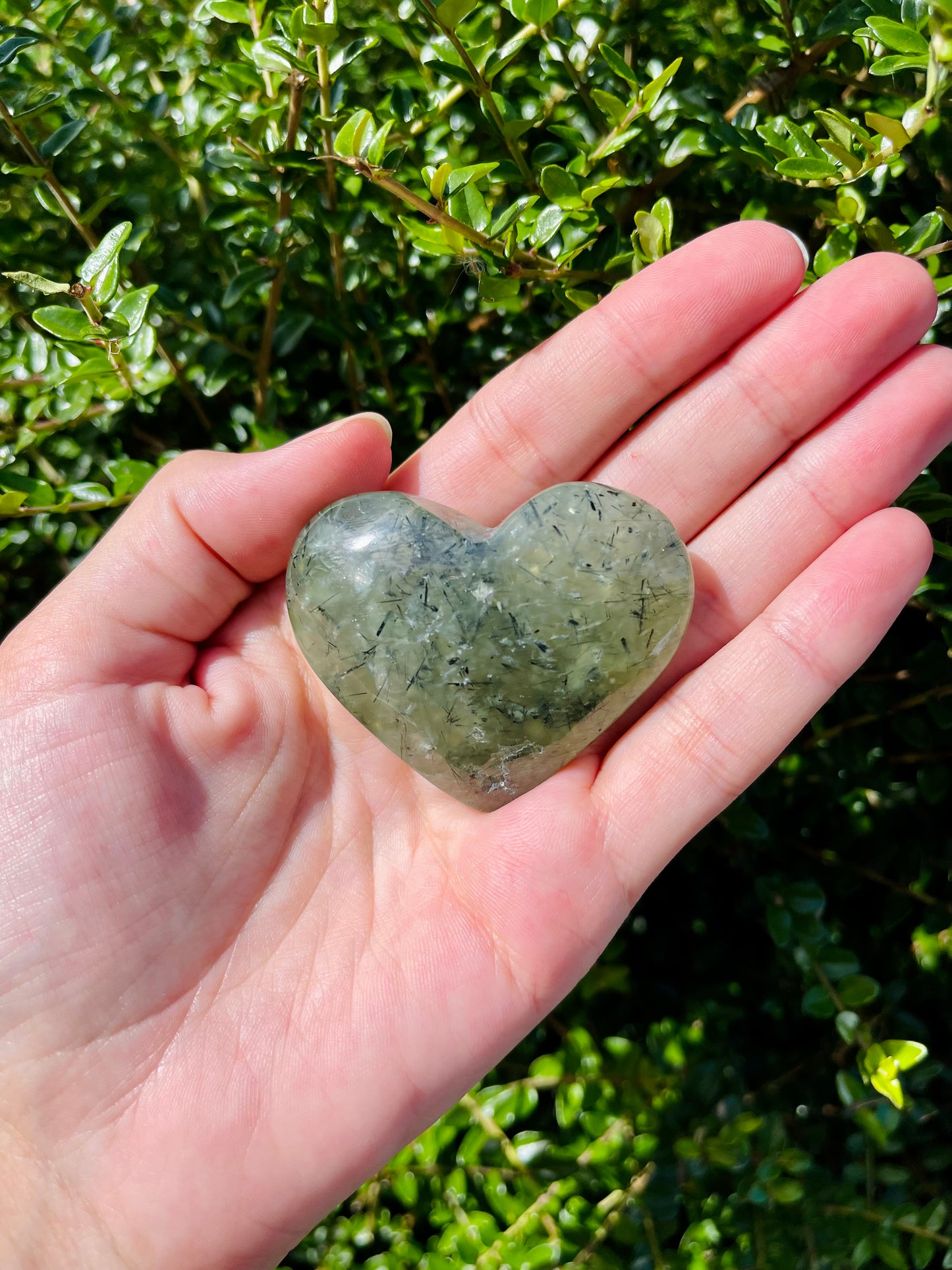 Prehnite Heart