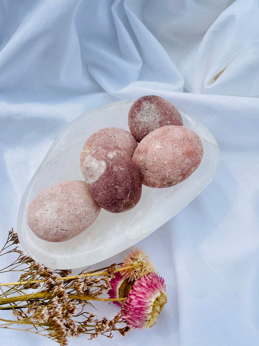Pink Amethyst Palmstone