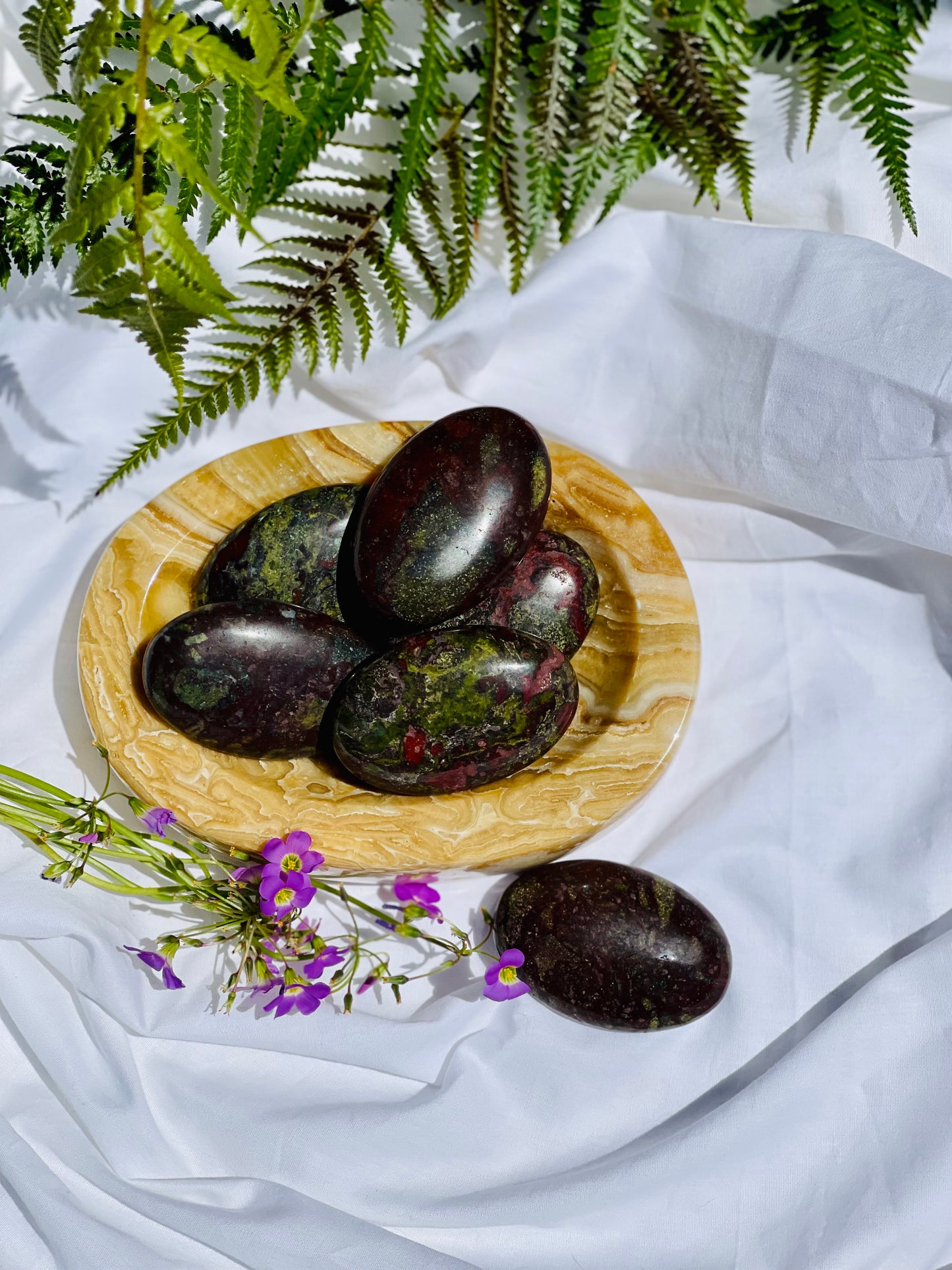 Blood Stone Palmstone