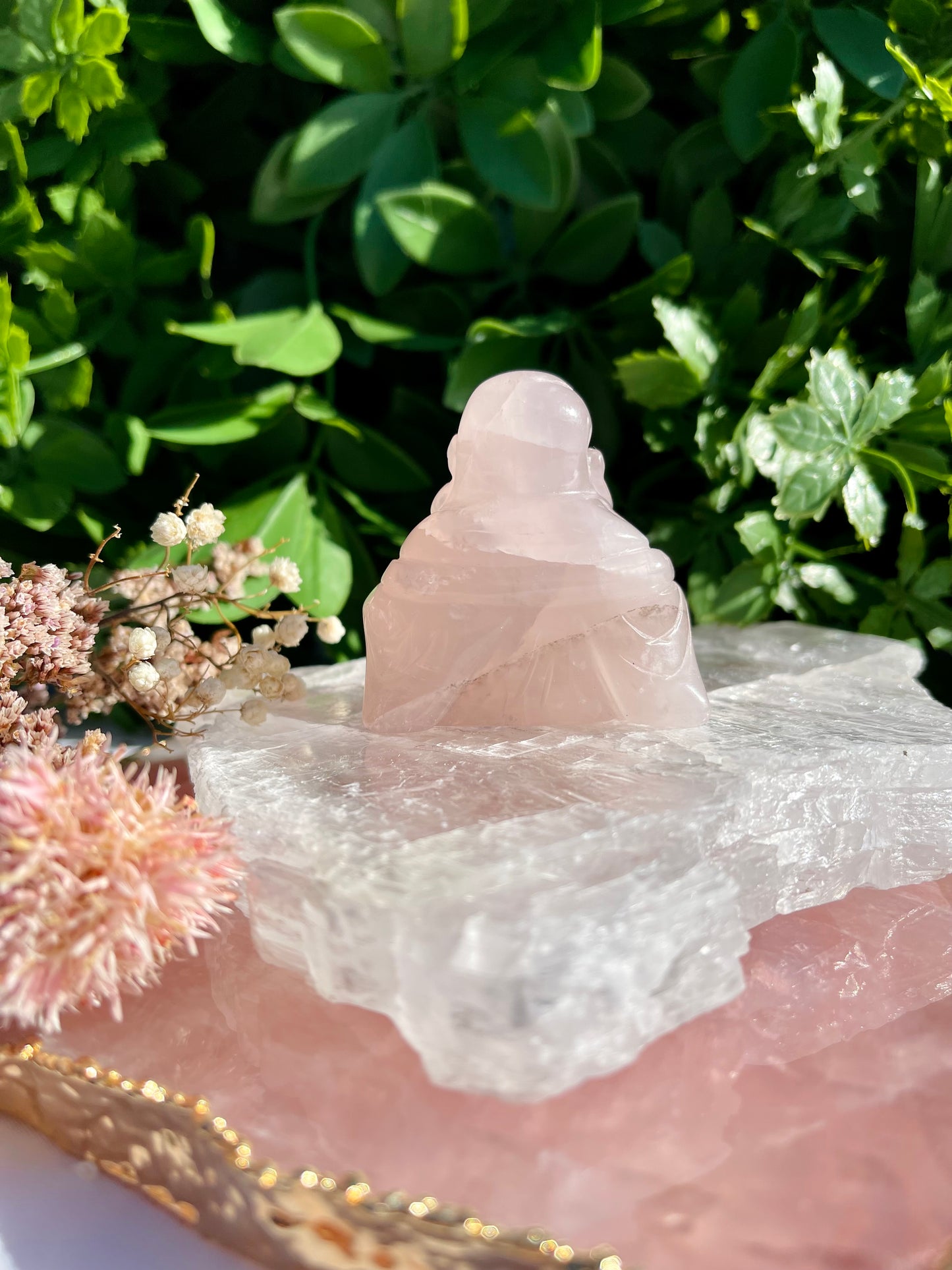 Rose Quartz Buddha