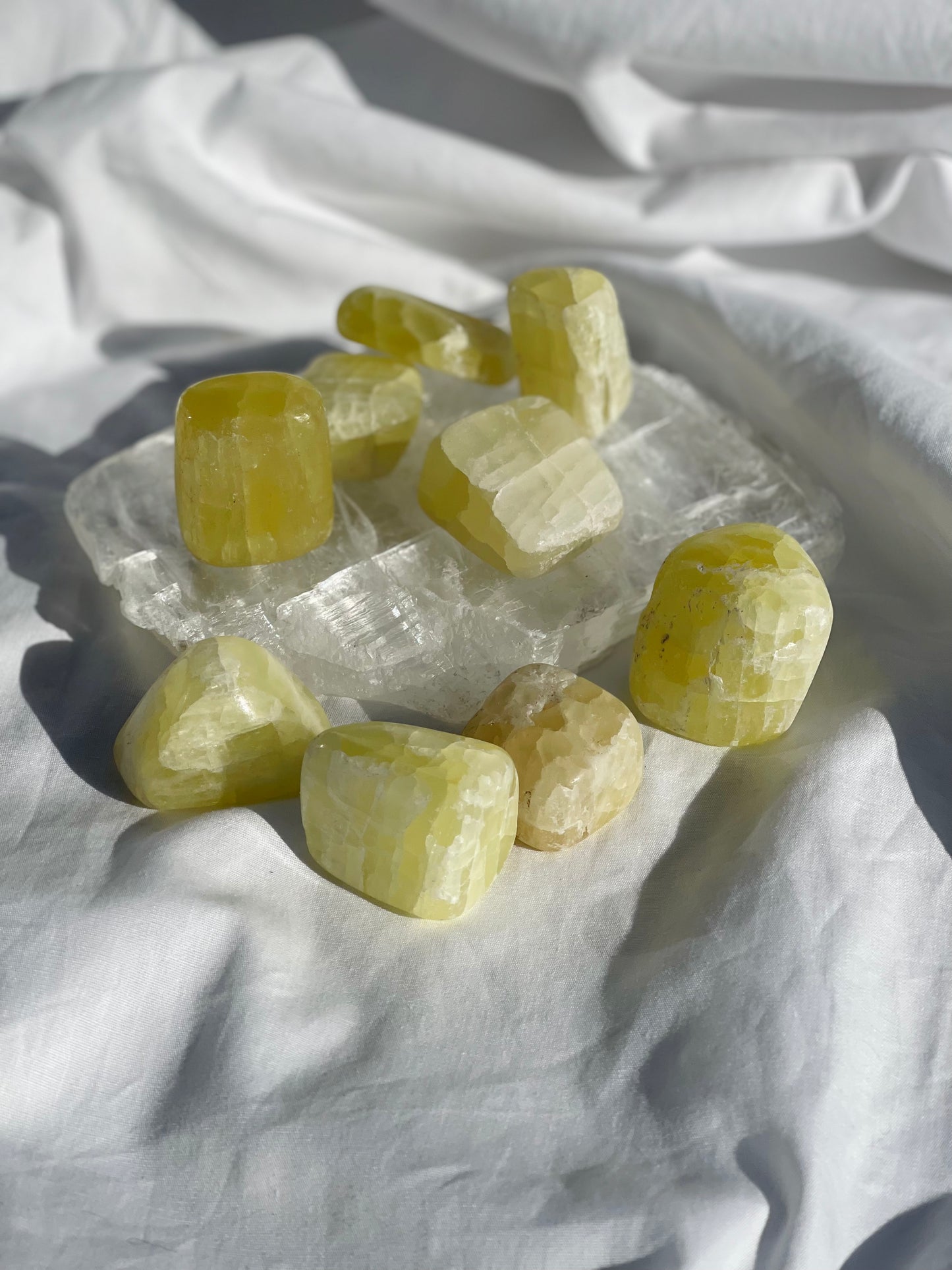 Lemon Calcite Tumble - Large