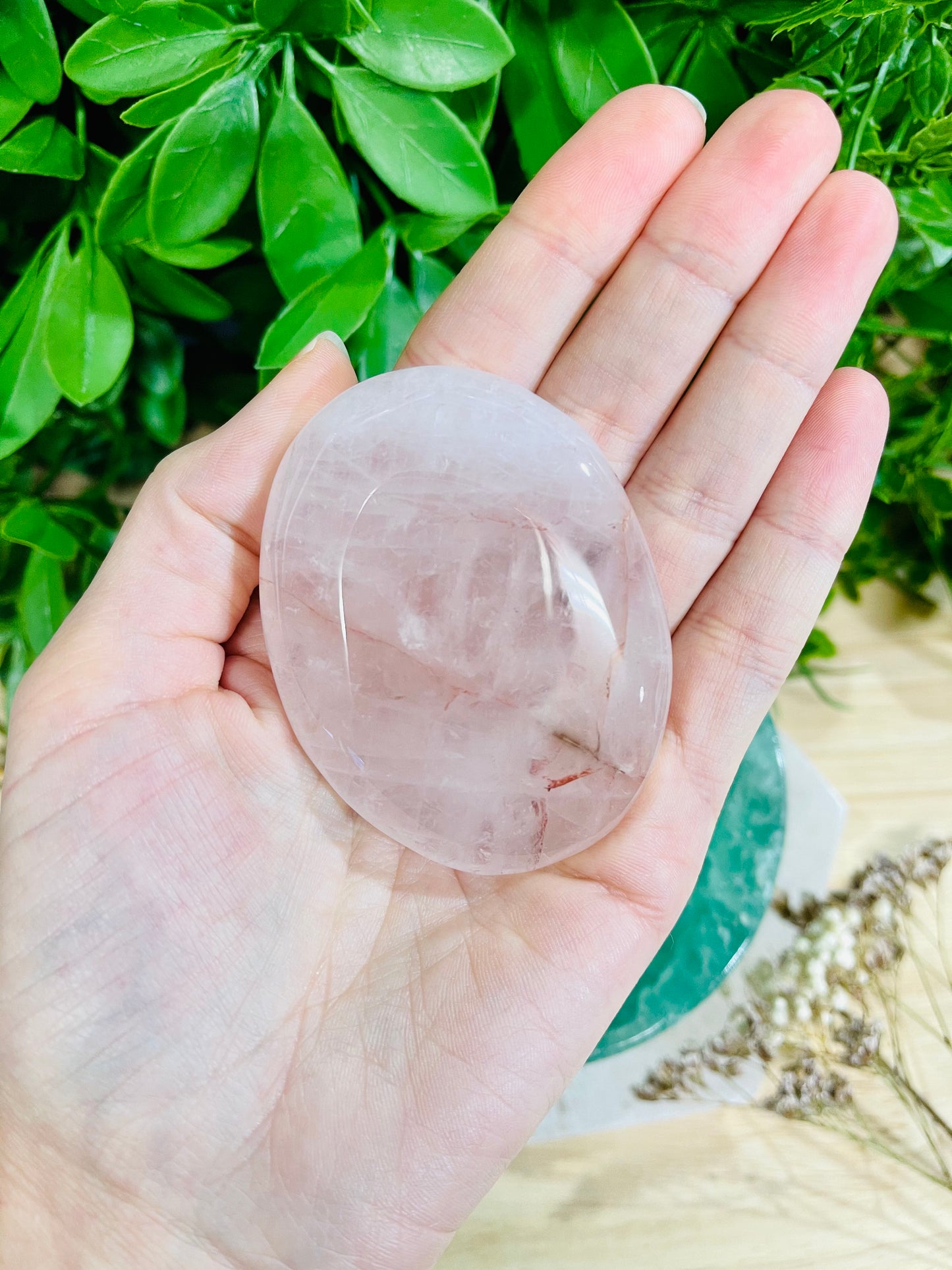 Fire Quartz Palmstone