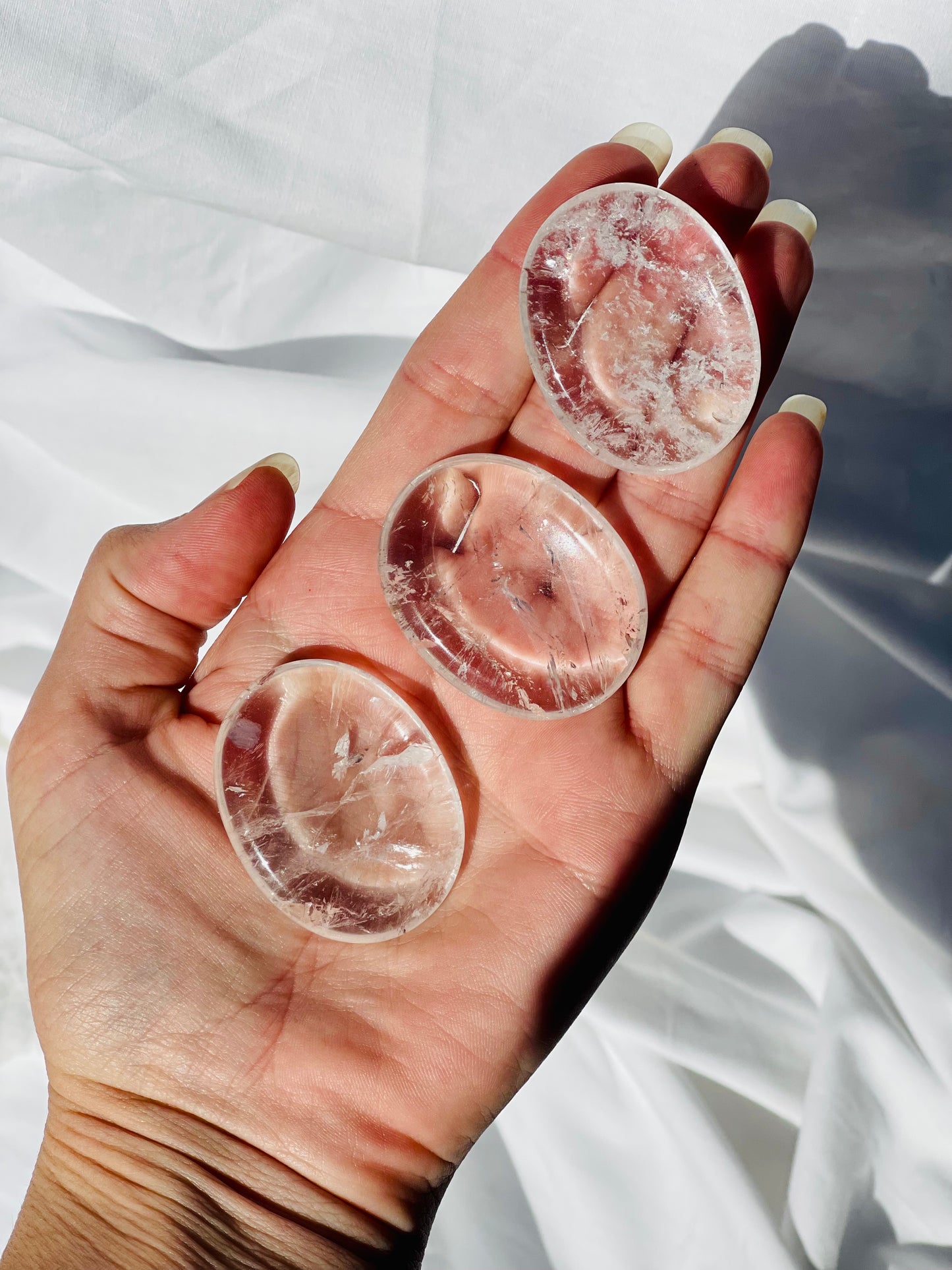 Clear Quartz Worrystone