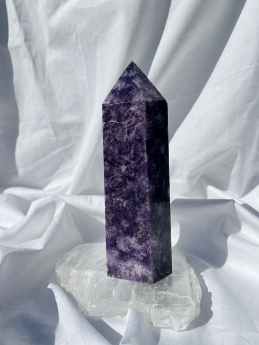 Lepidolite Point
