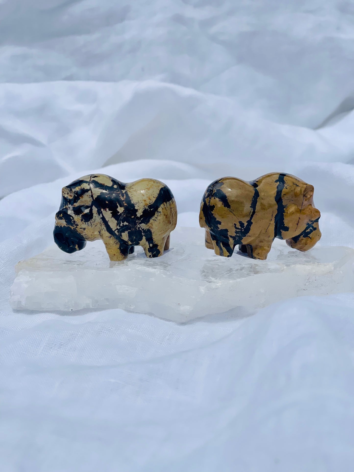 Chinese Painting Stone Hippo