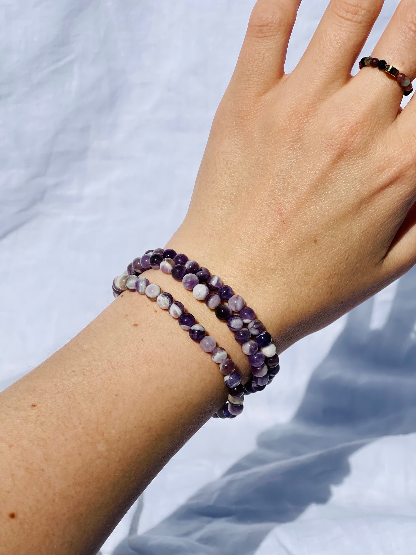 Amethyst Wrap Bracelet