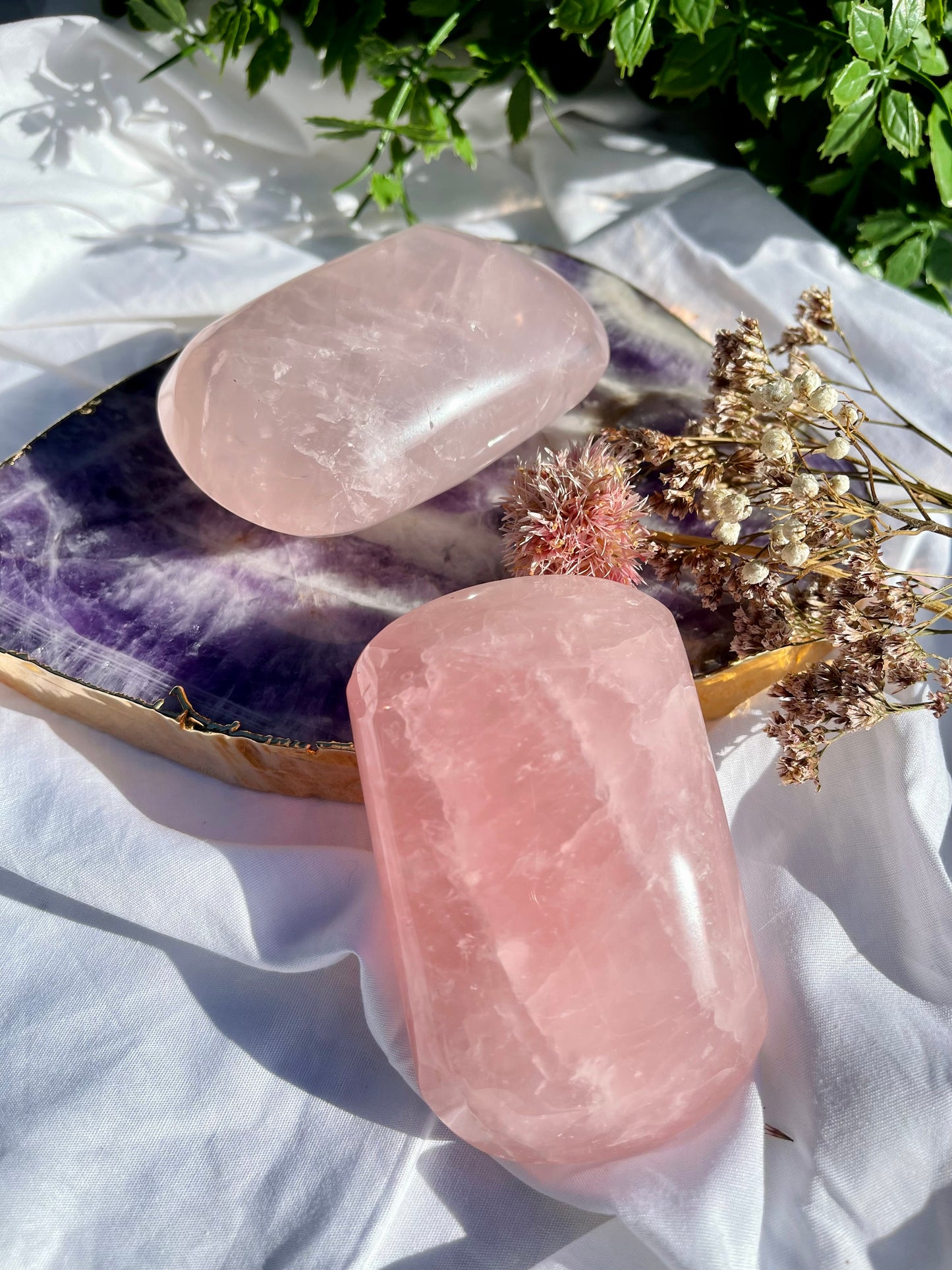 Rose Quartz Palmstone