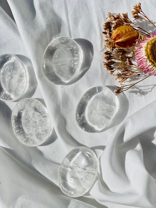 Clear Quartz Worrystone