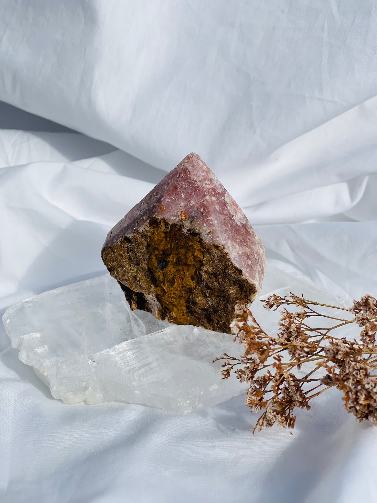 Pink Amethyst Rough Point
