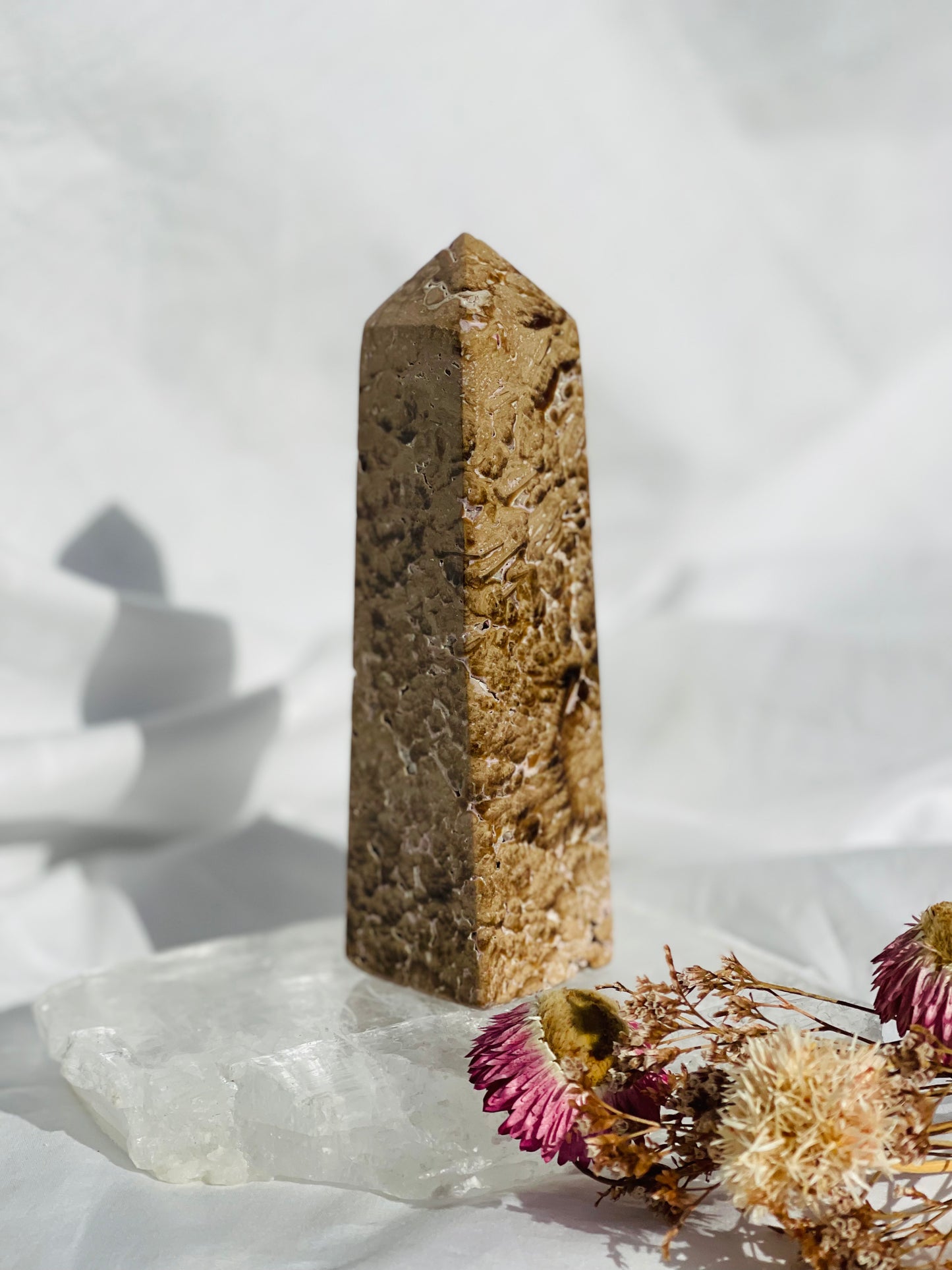 Chocolate Calcite Point