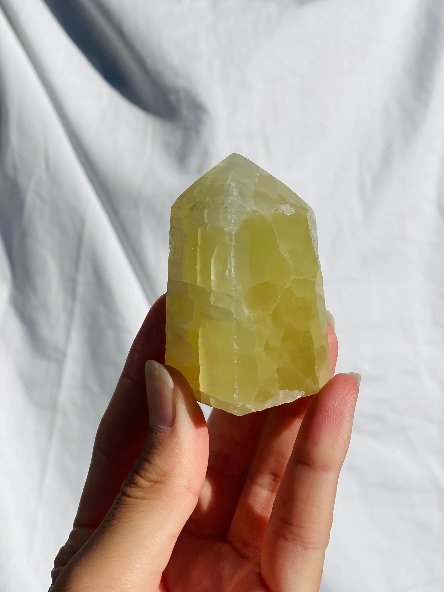 Lemon Calcite Point
