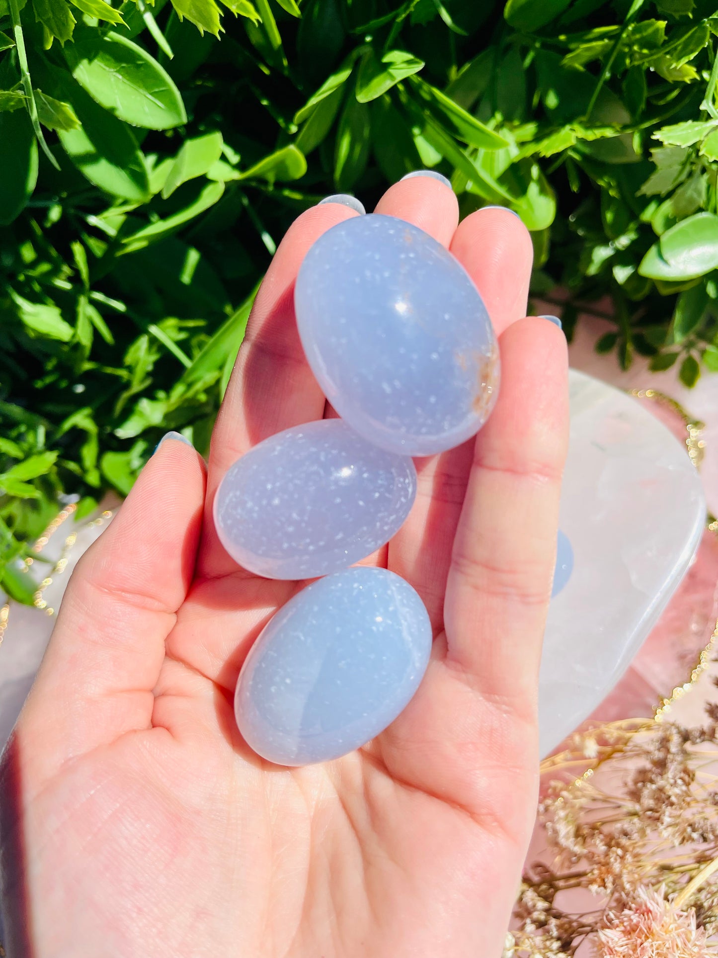 Blue Chalcedony Tumble