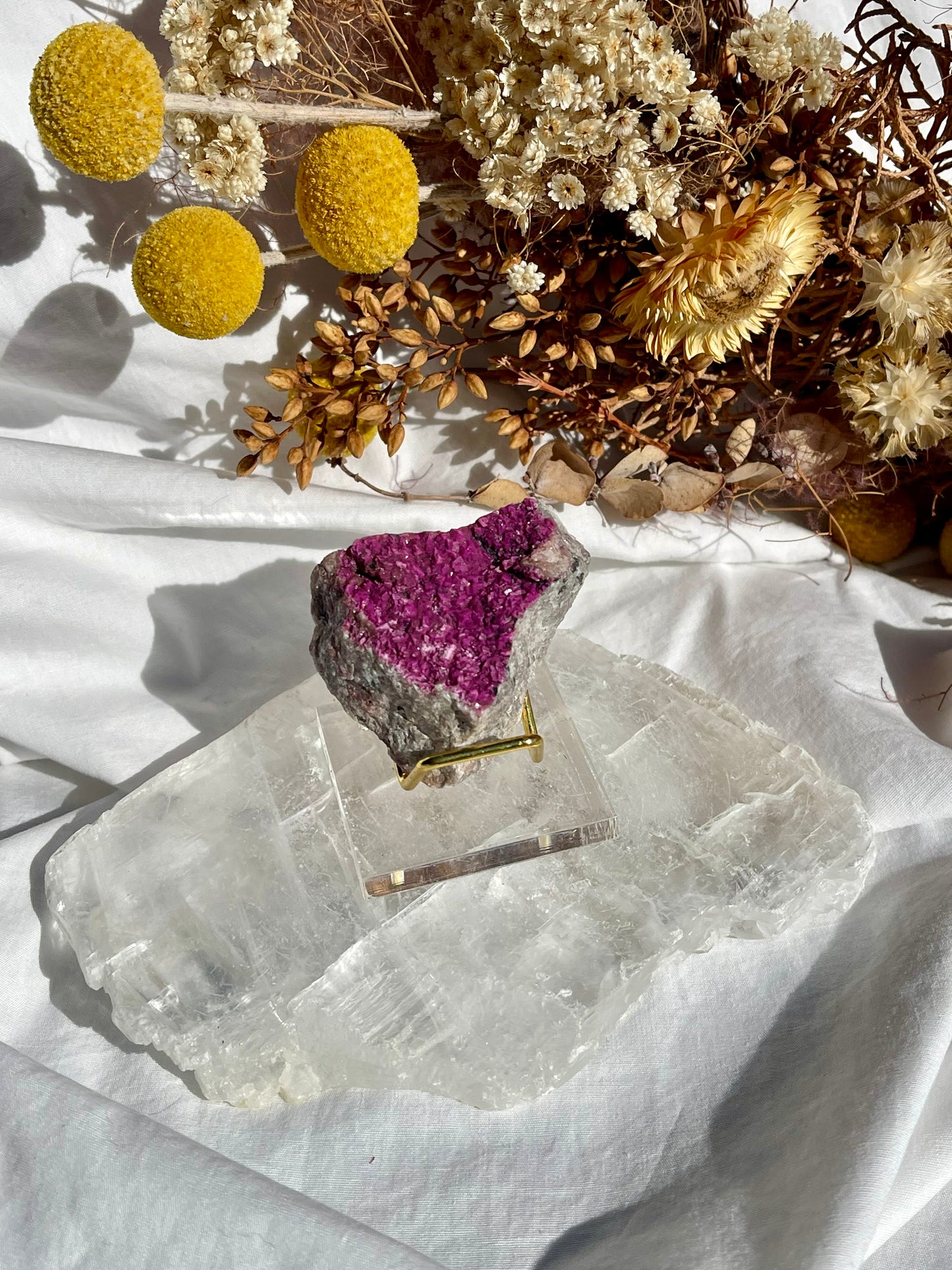 Cobalto Calcite Specimen