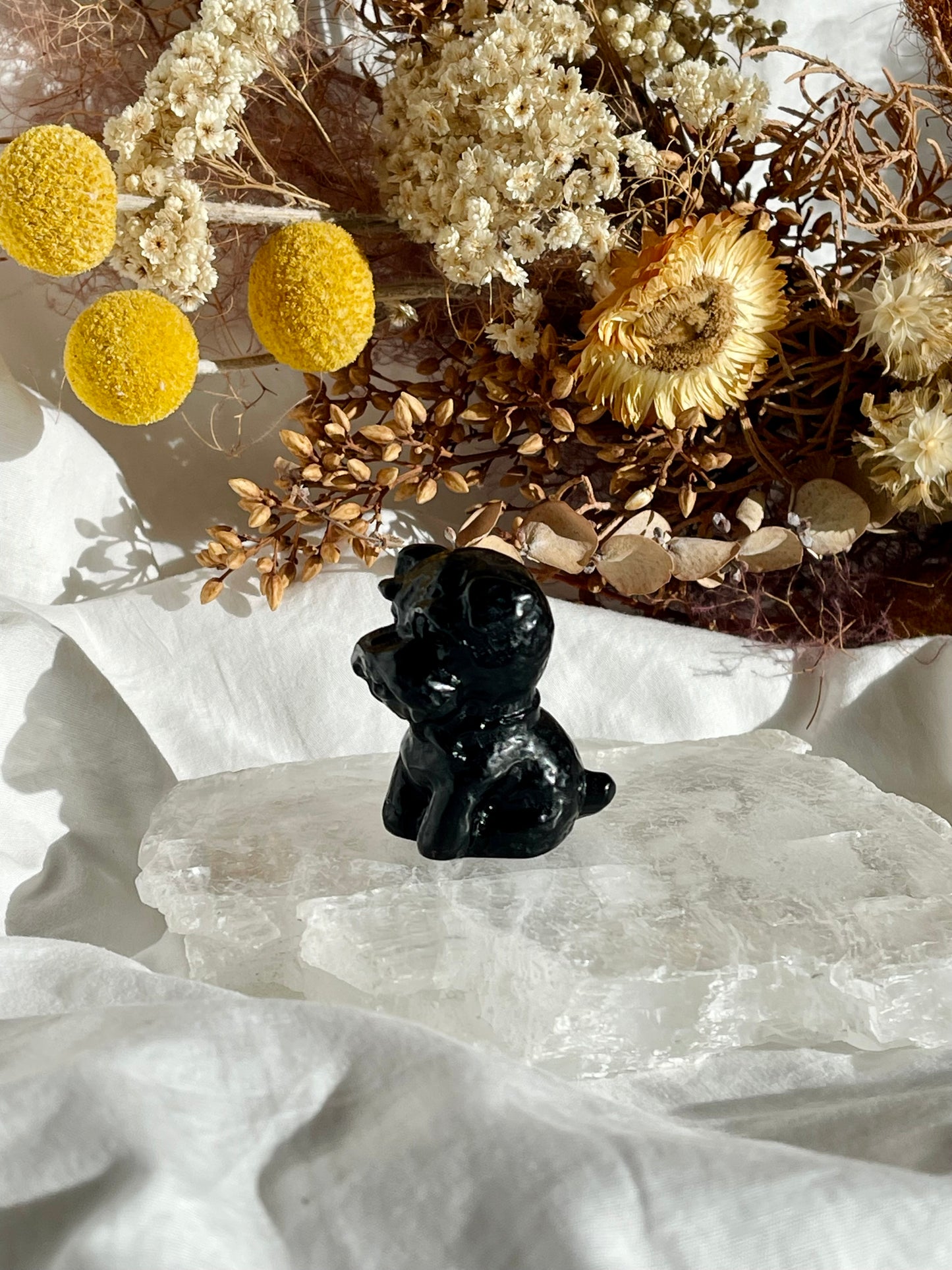 Black Obsidian Scottie Dog