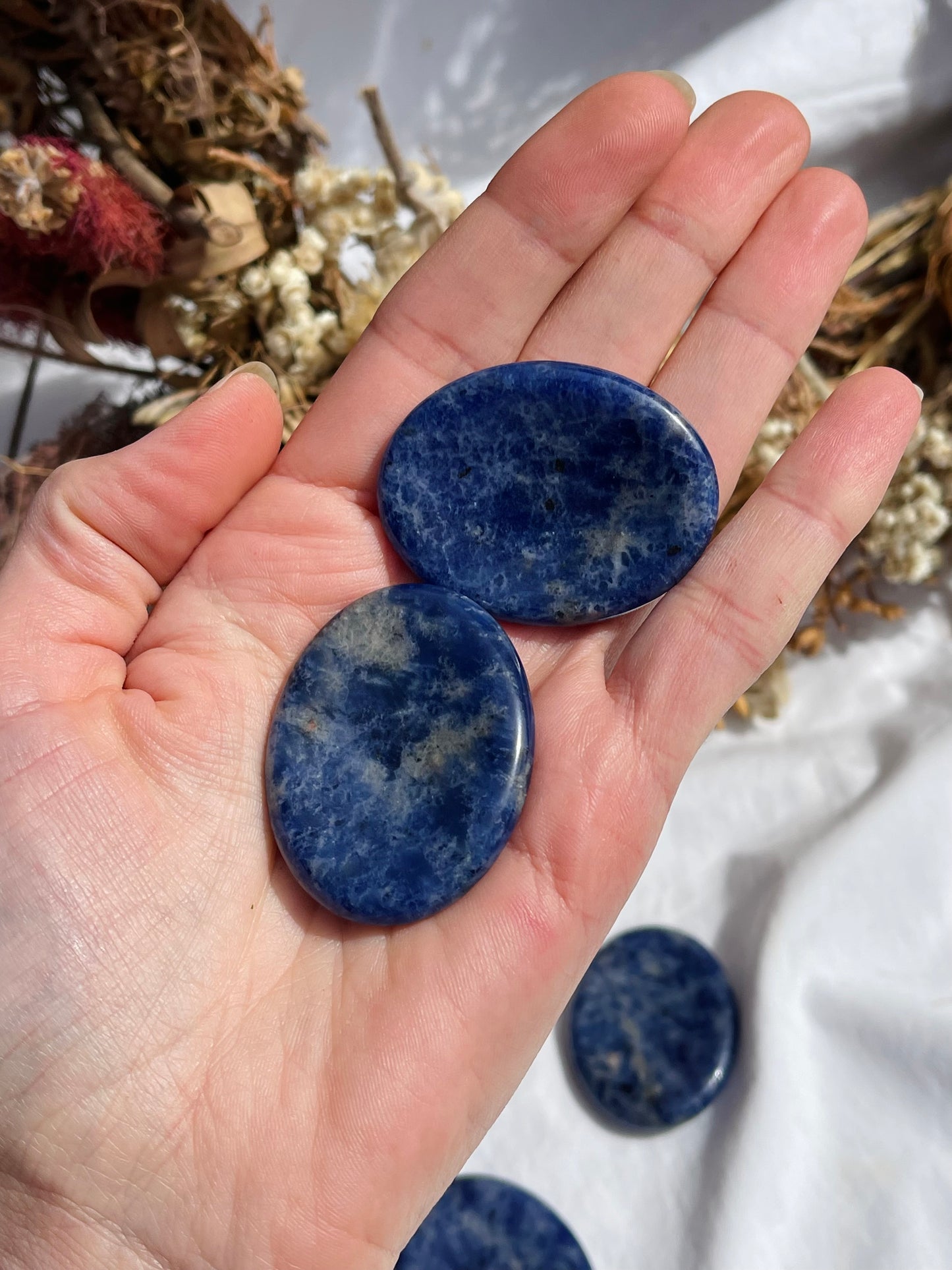Sodalite Worry Stone