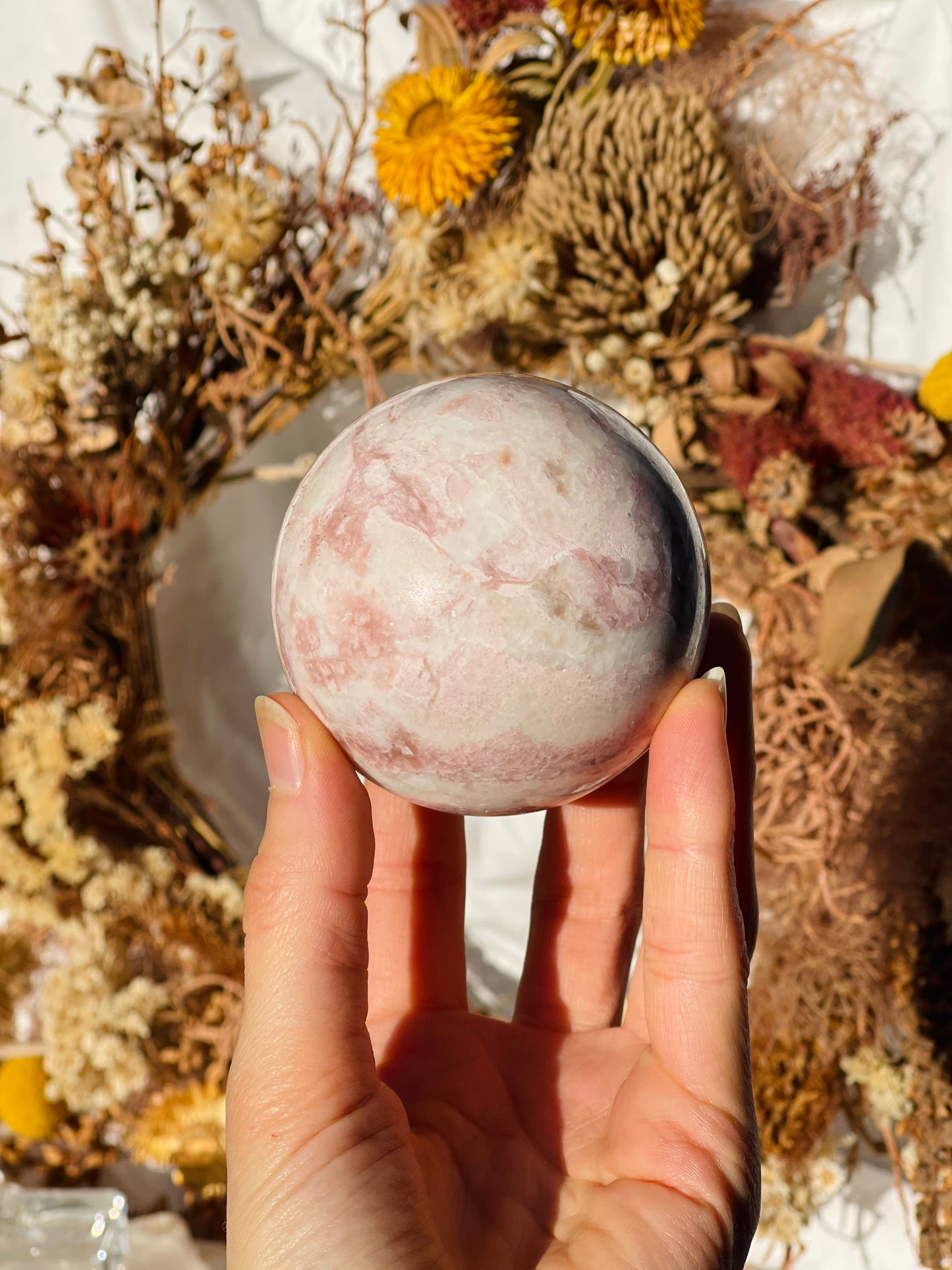 Pink Opal Sphere #3