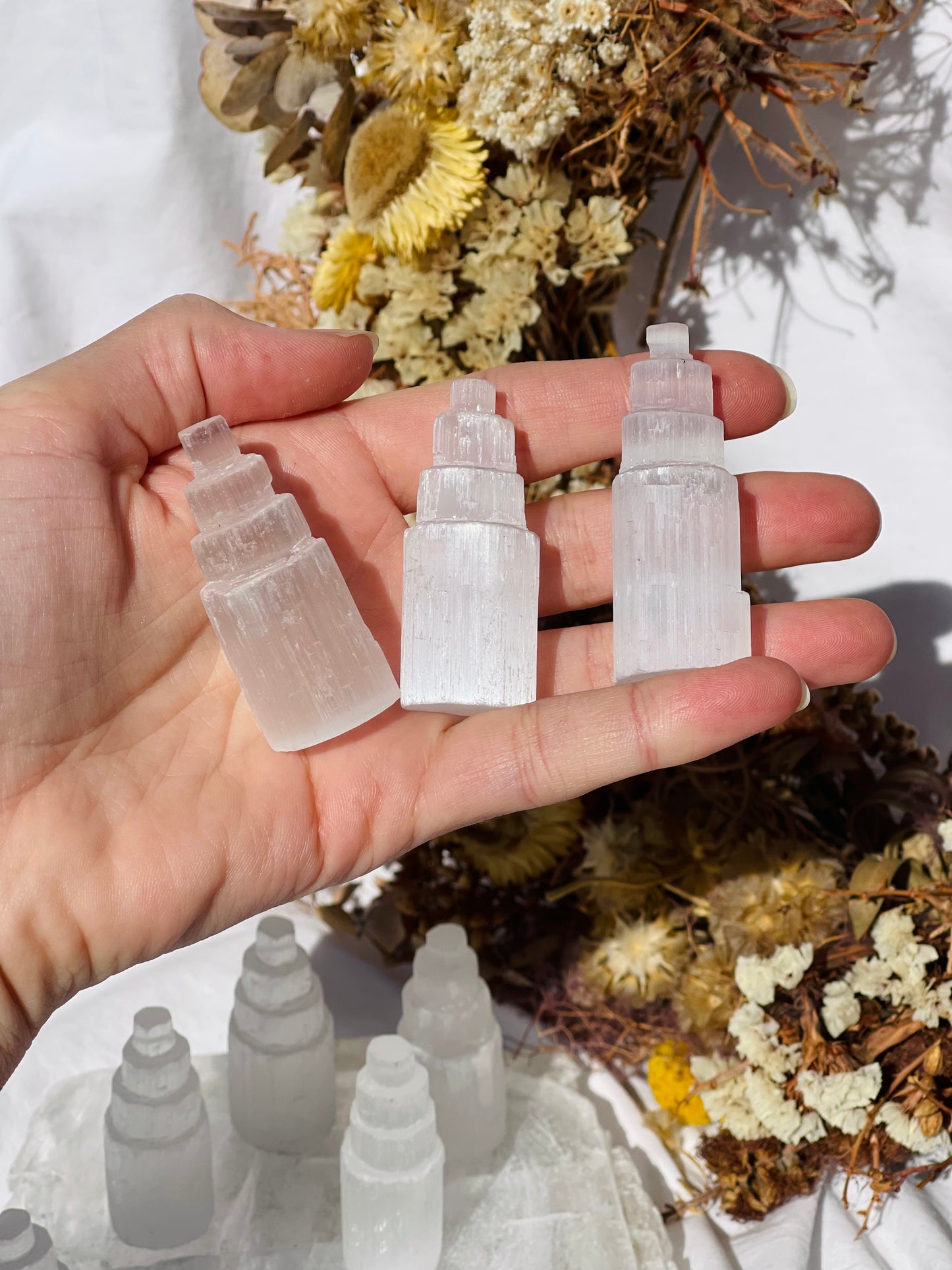 Selenite Mini Tower