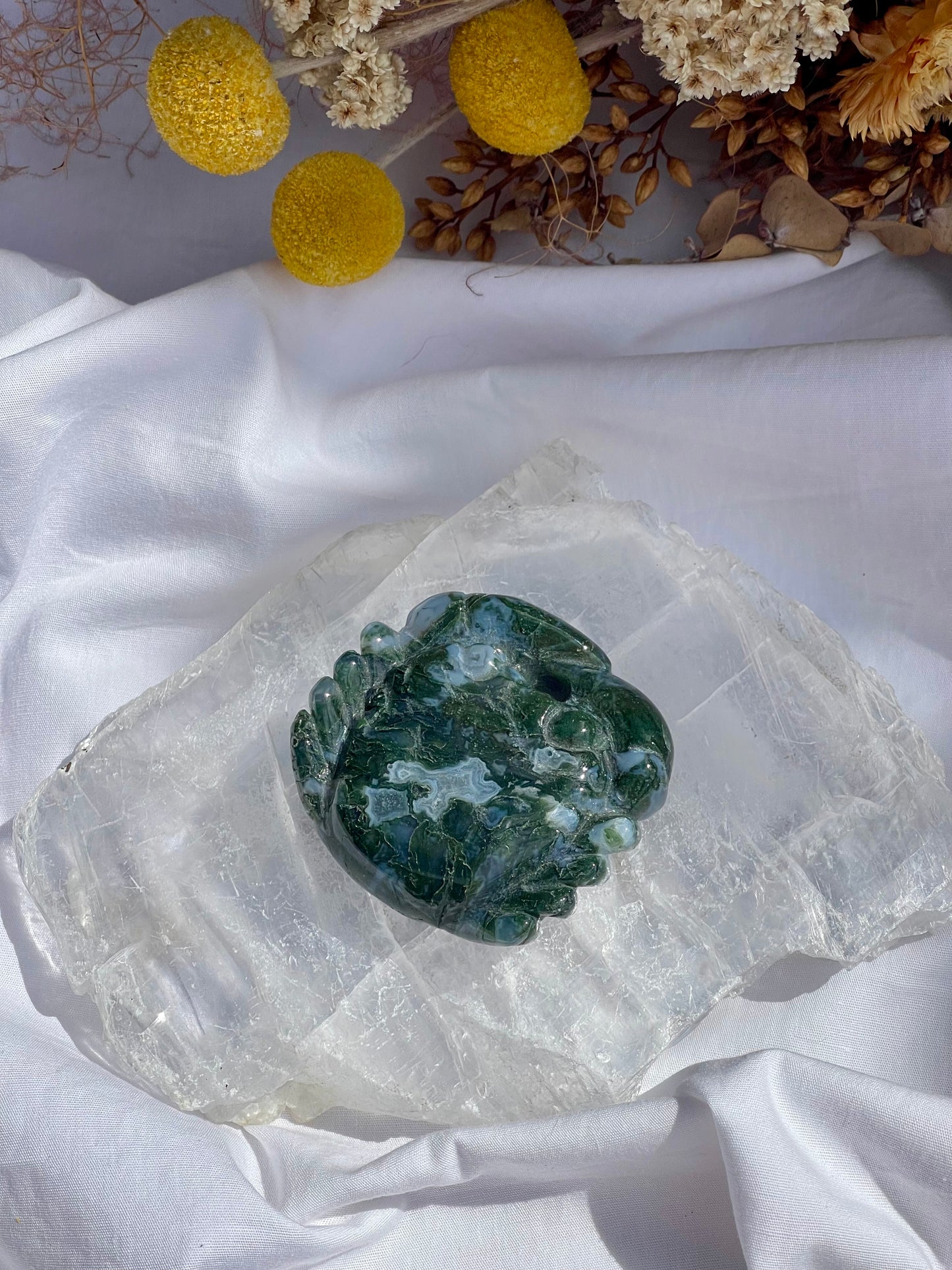 Moss Agate Crab