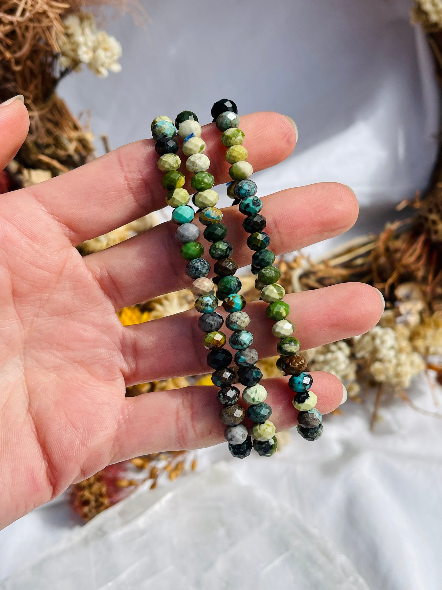 Turquoise Facet Bracelet