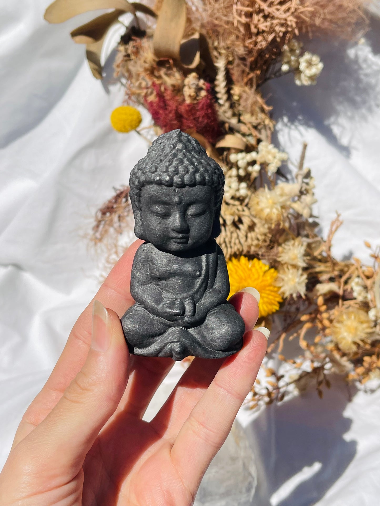 Shungite Buddha