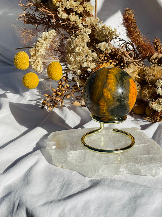 Bumble Bee Jasper Sphere