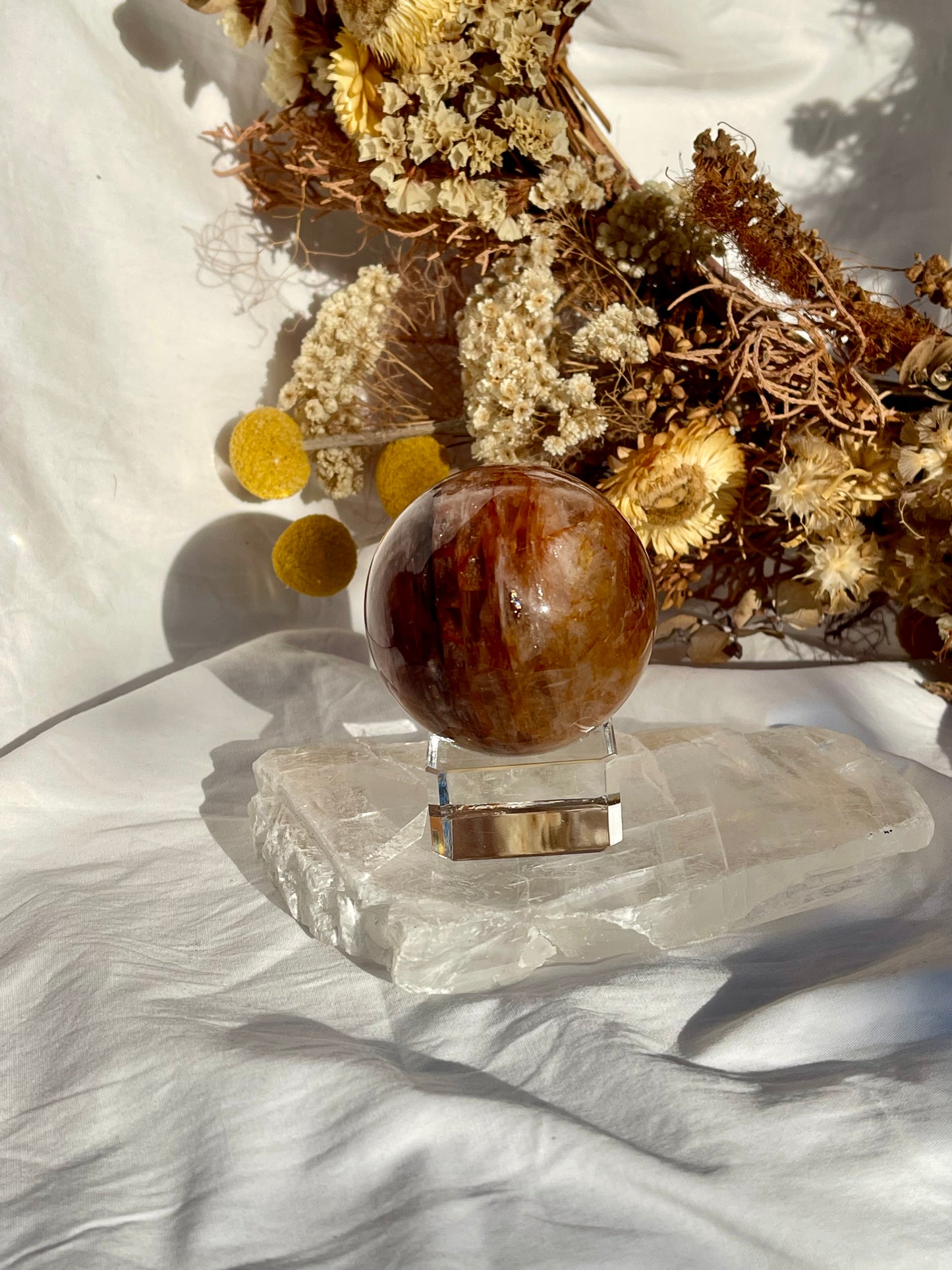 Golden Healer | Fire Quartz Sphere