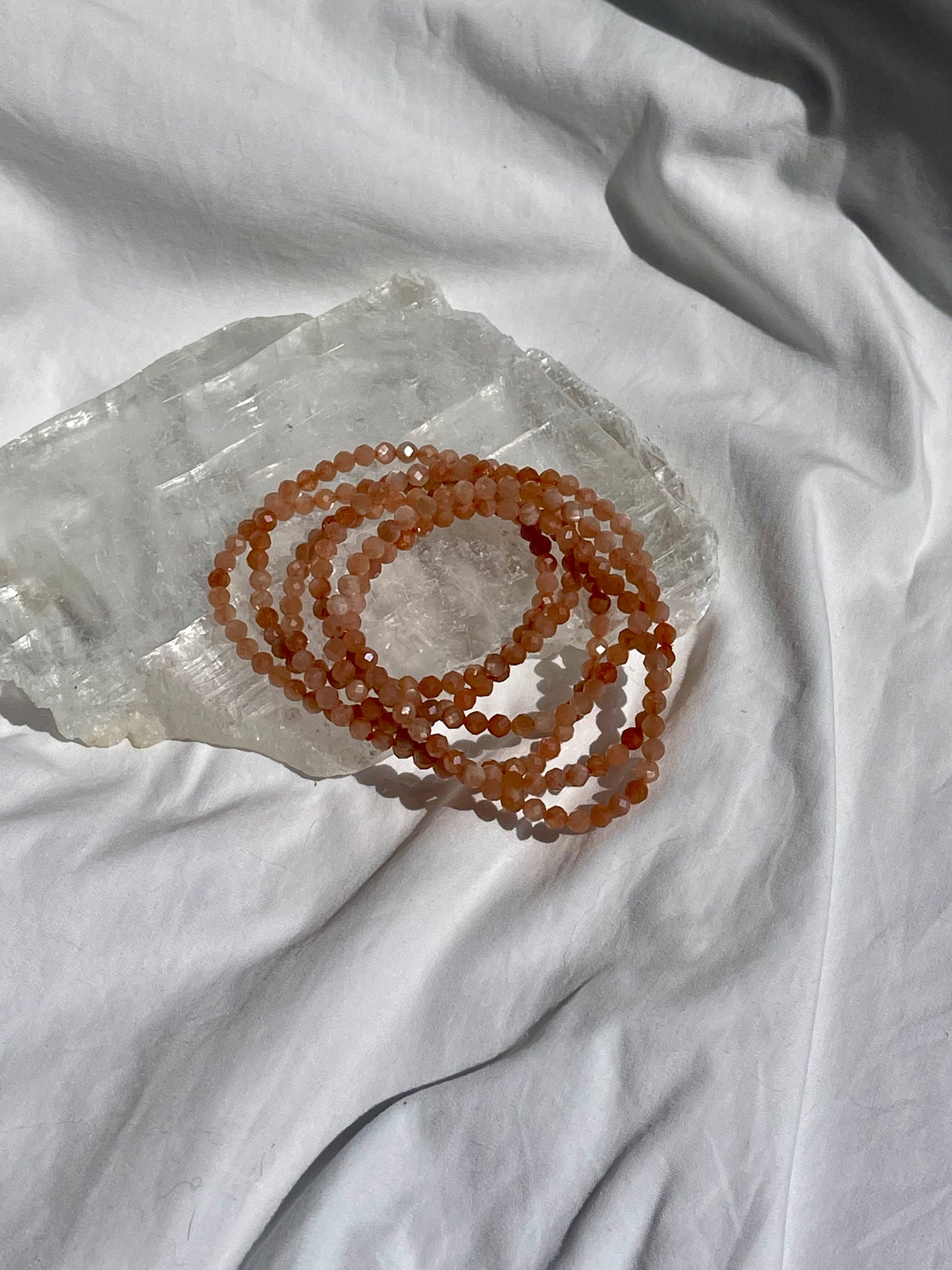 Sunstone Facet Bracelet