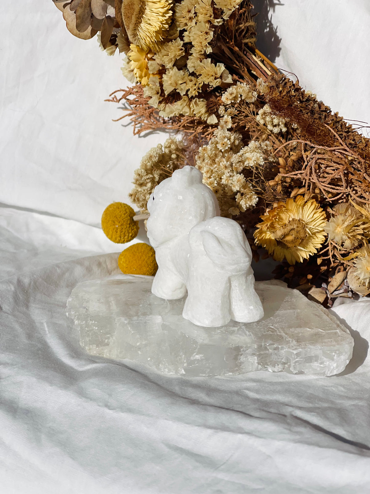 White Jade Dog