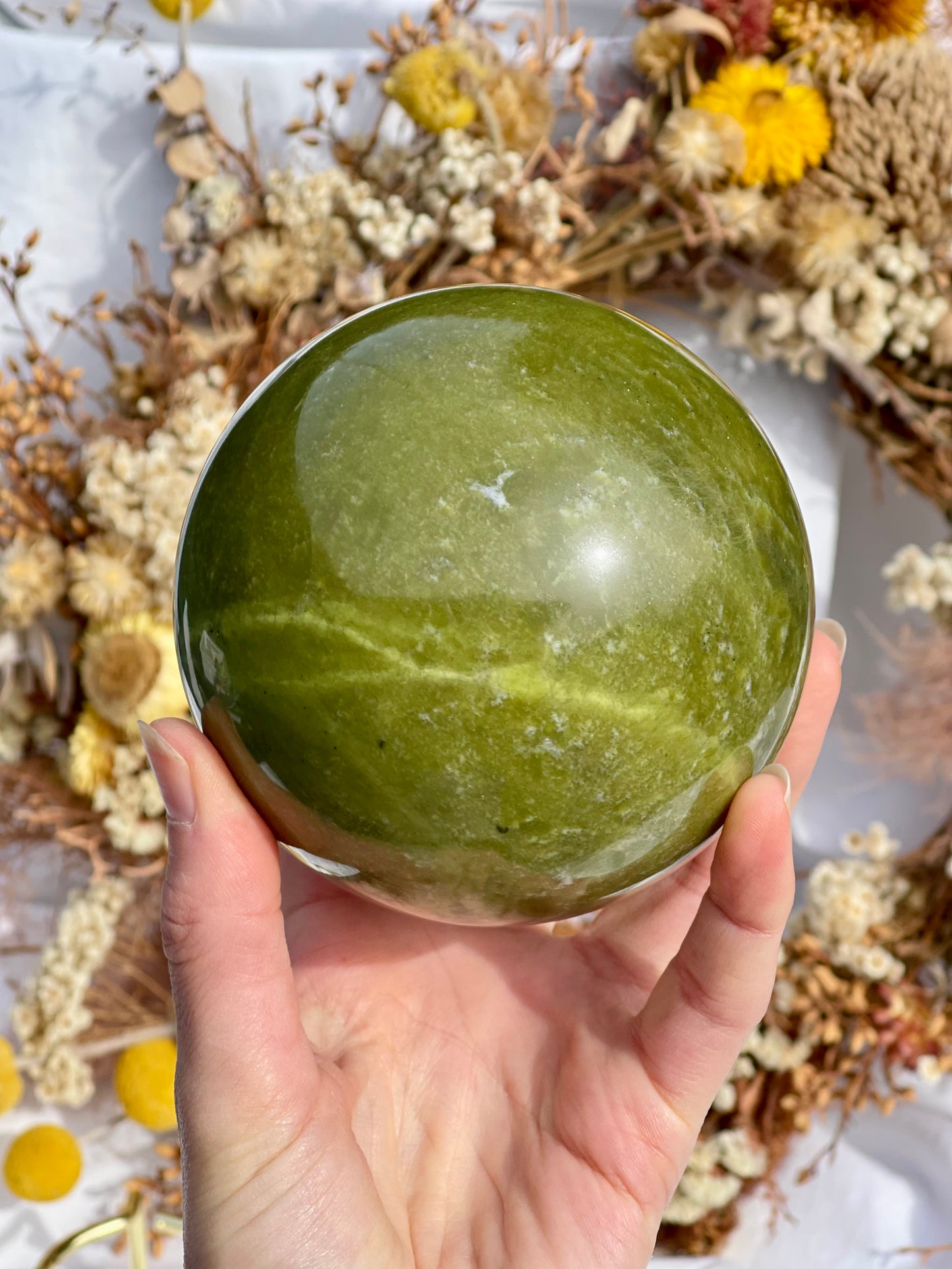Green Jade Sphere