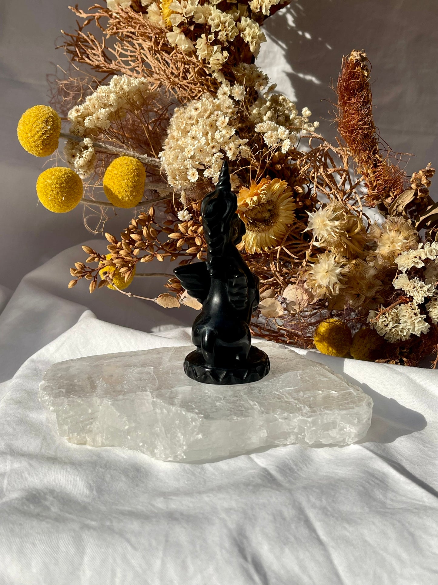 Black Obsidian Unicorn