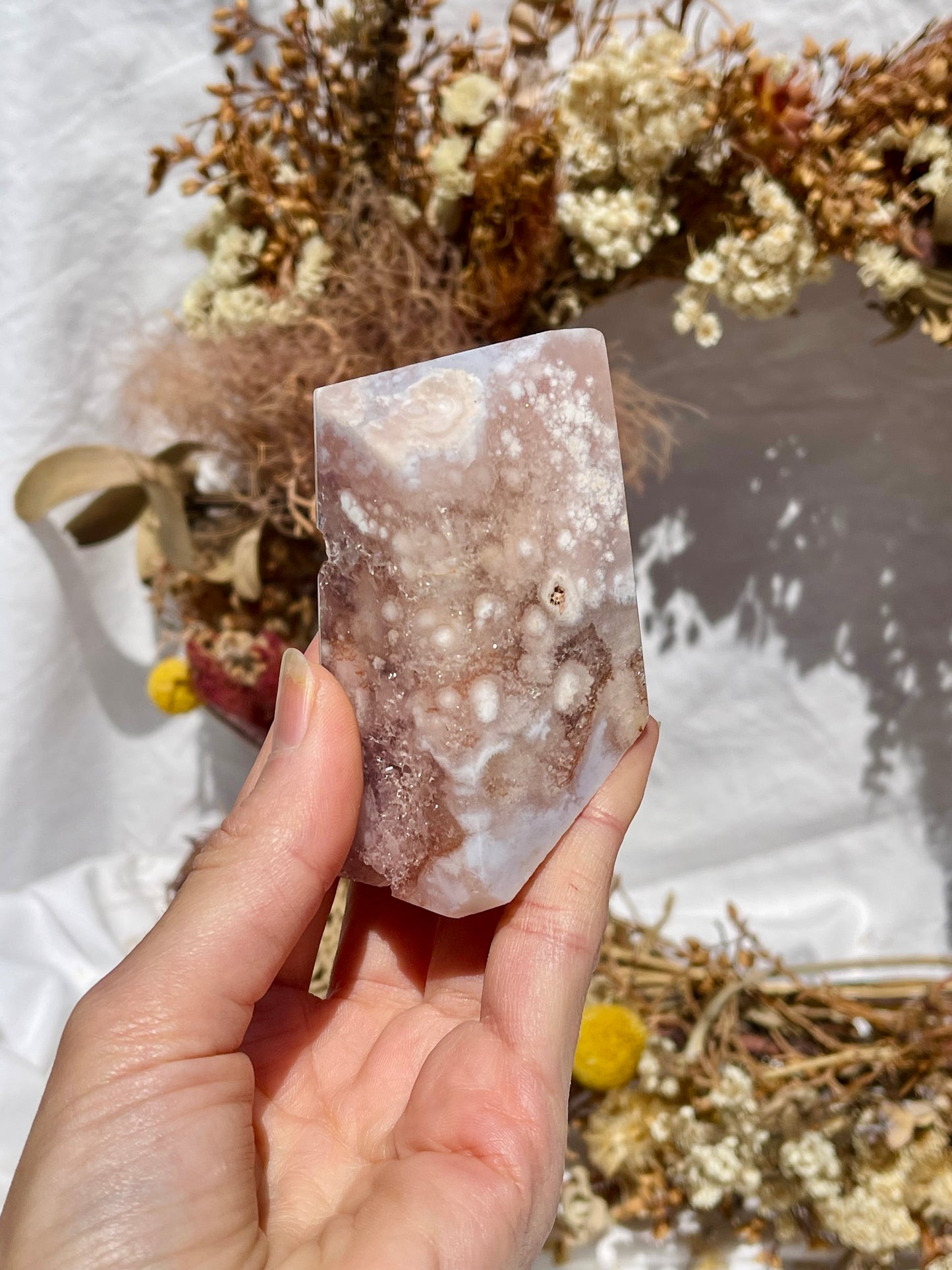 Pink Amethyst | Flower Agate Freeform #1