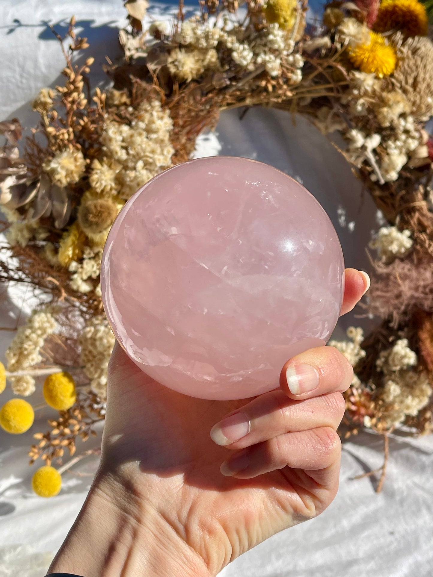 Rose Quartz Sphere