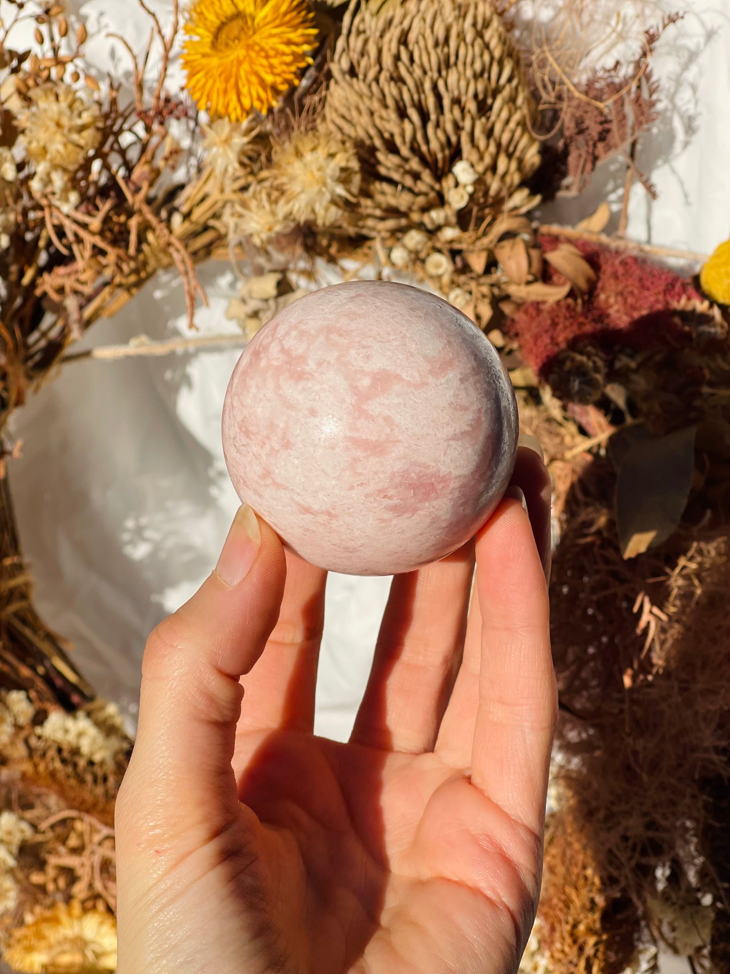 Pink Opal Sphere #1