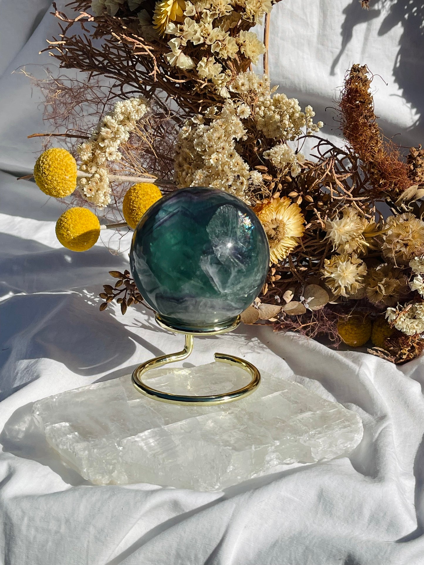 Rainbow Fluorite Sphere #1