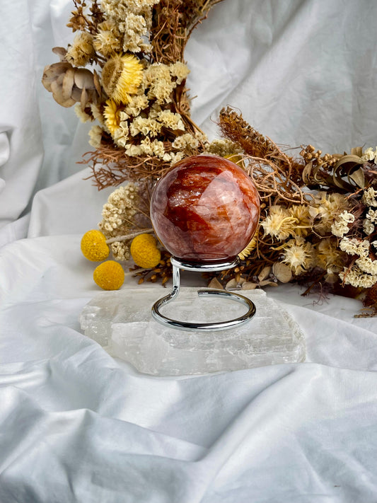 Fire Quartz Sphere