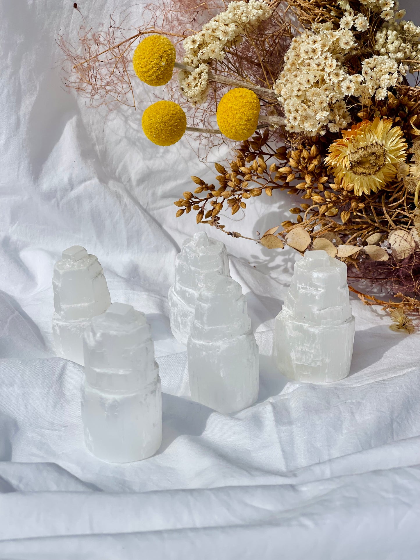 Selenite Mini Tower