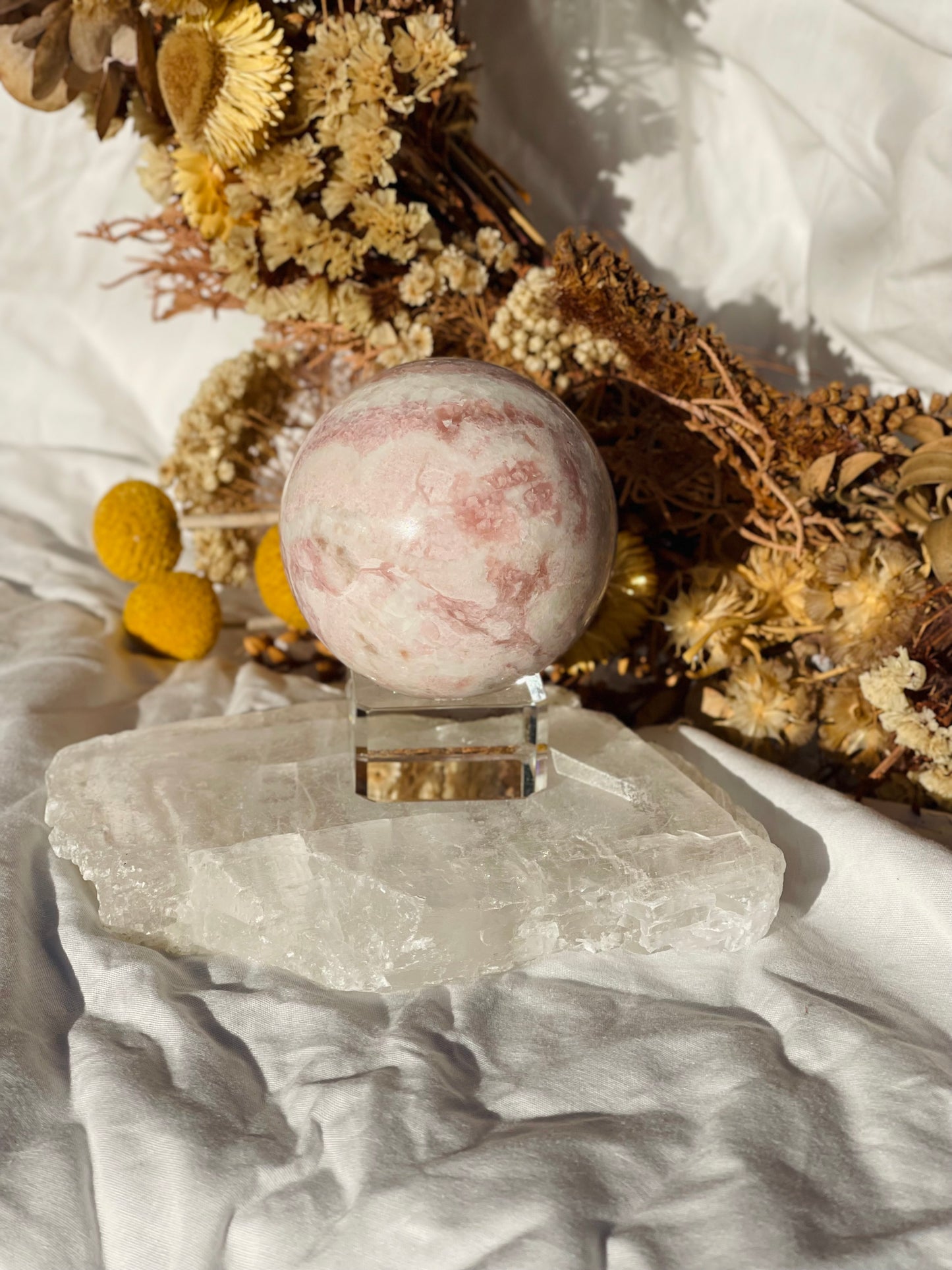 Pink Opal Sphere #3