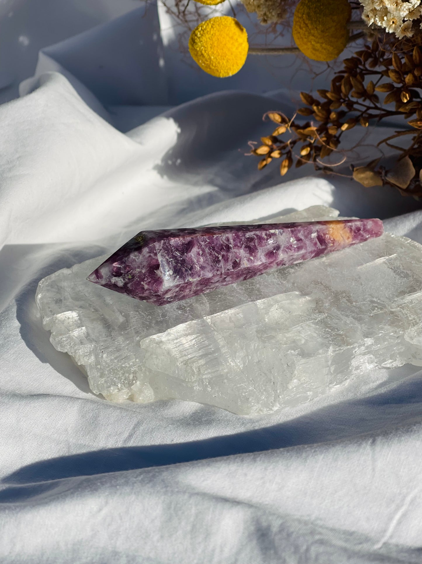 Lepidolite Wand #2