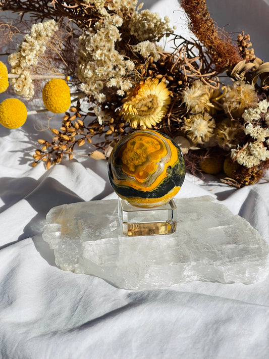 Bumble Bee Jasper Sphere