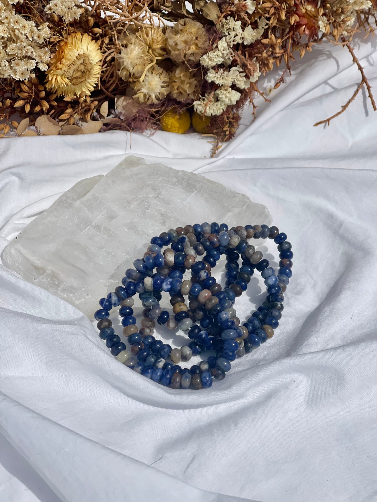 Sodalite Donut Bracelet