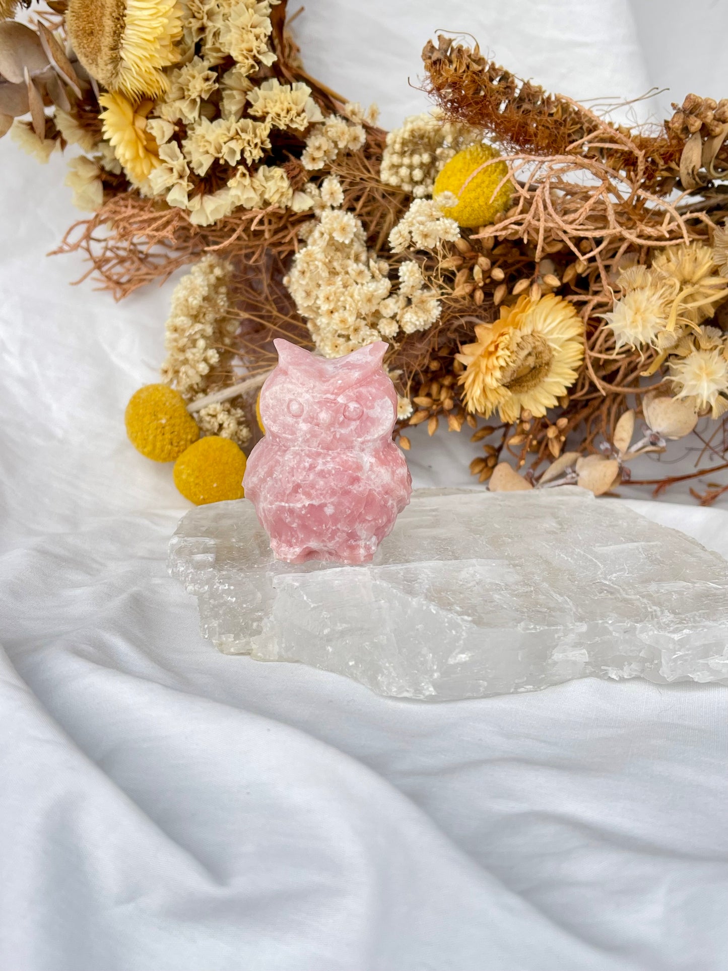 Pink Opal Owl