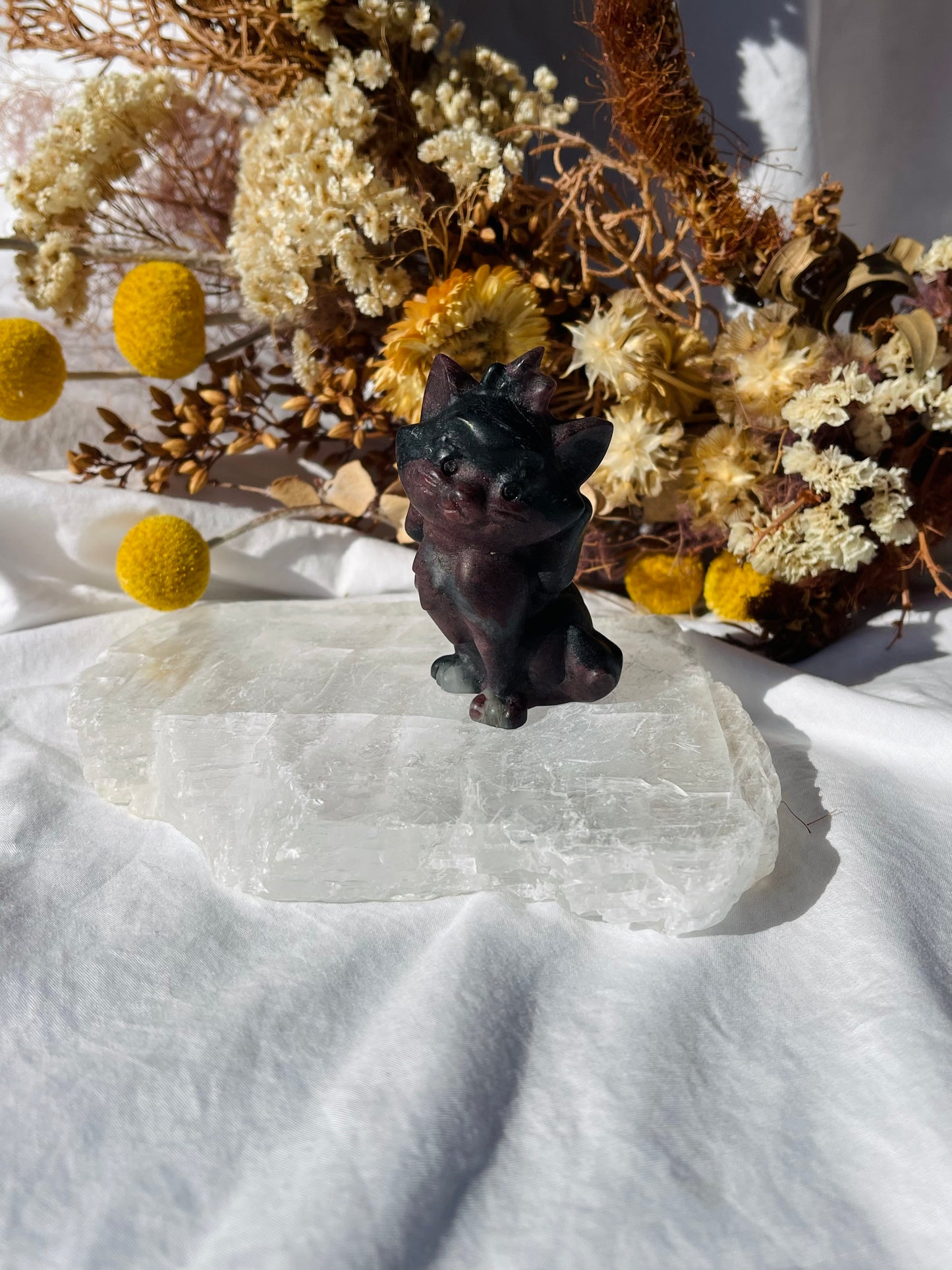 Garnet Astrophyllite Marie Cat