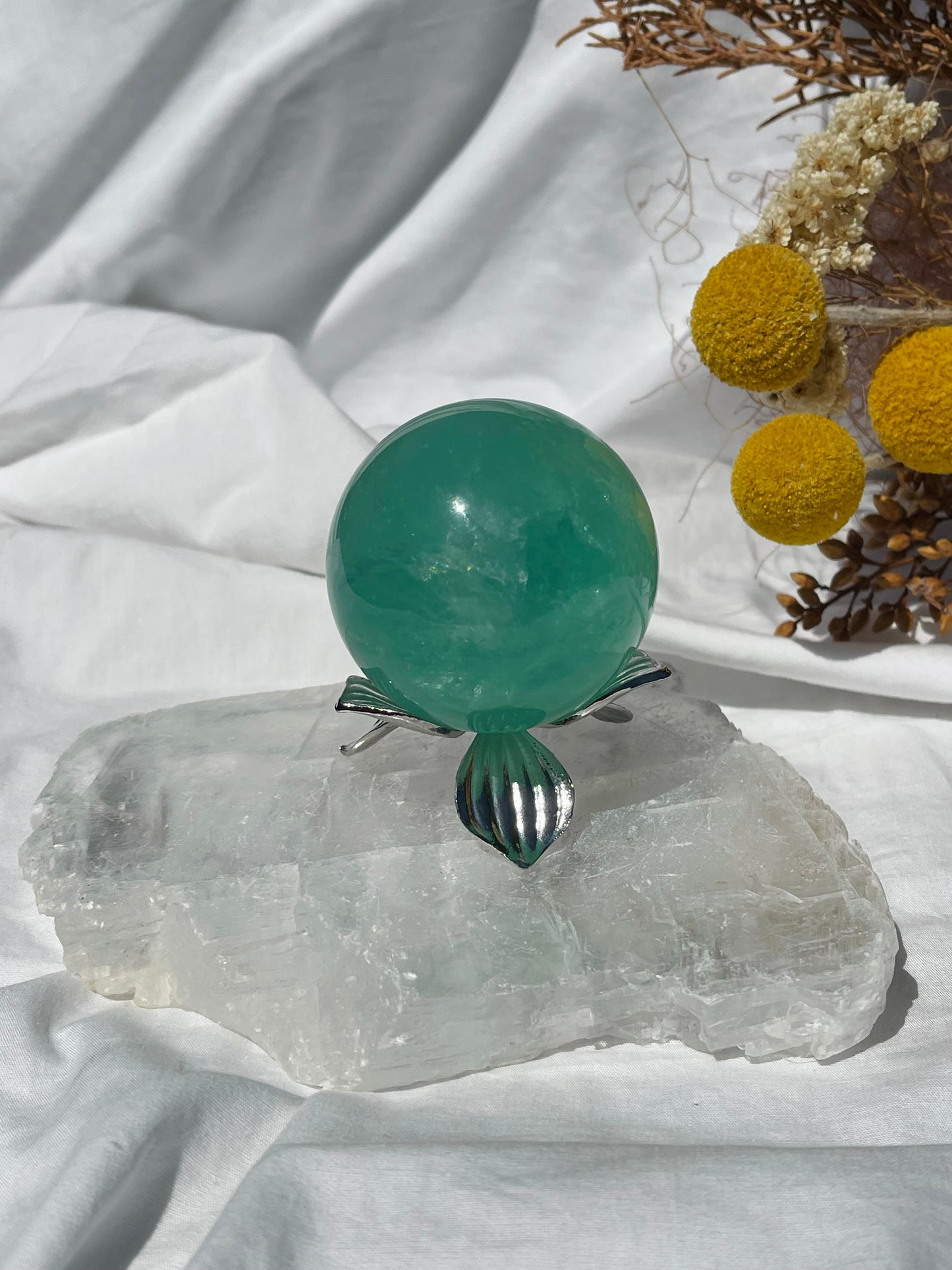 Green Fluorite Sphere #1