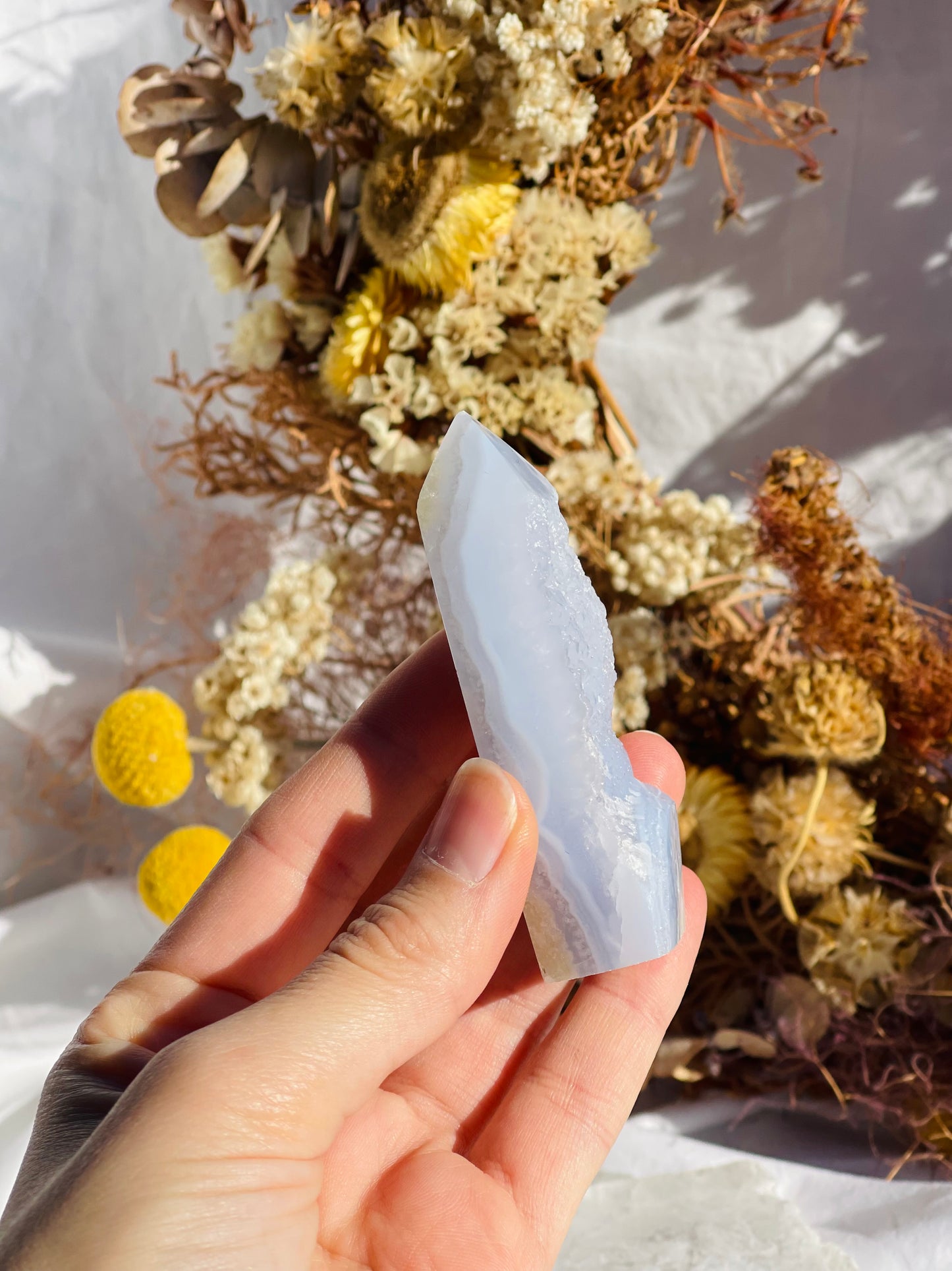 Blue Lace Agate Point #2