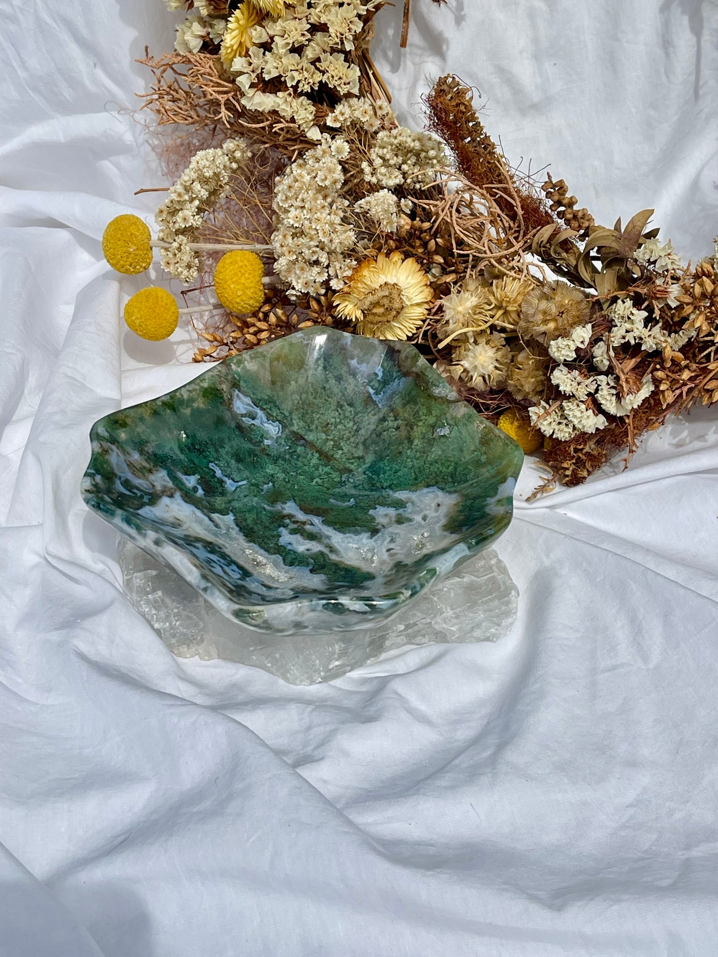 Moss Agate Bowl #2